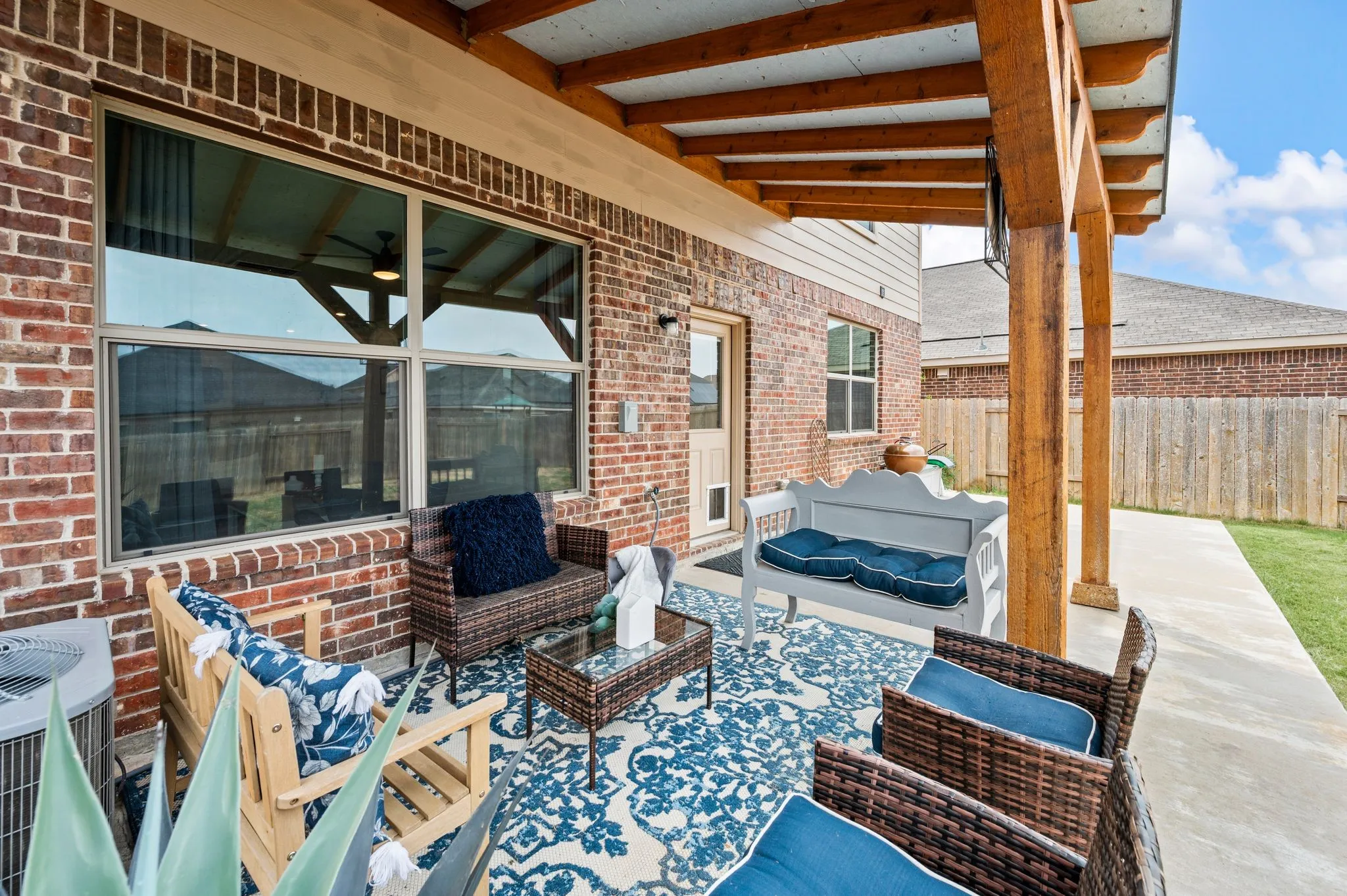 Covered patio