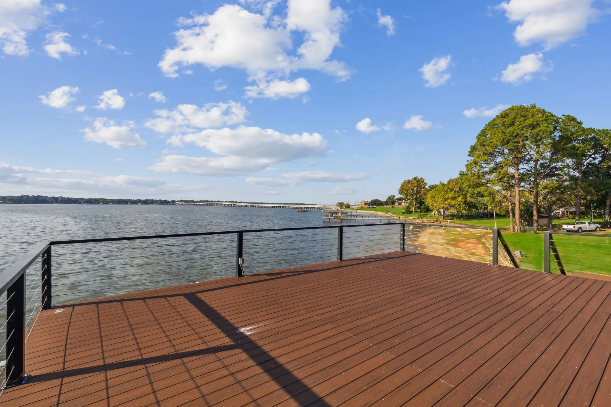 From Dock looking back at property.