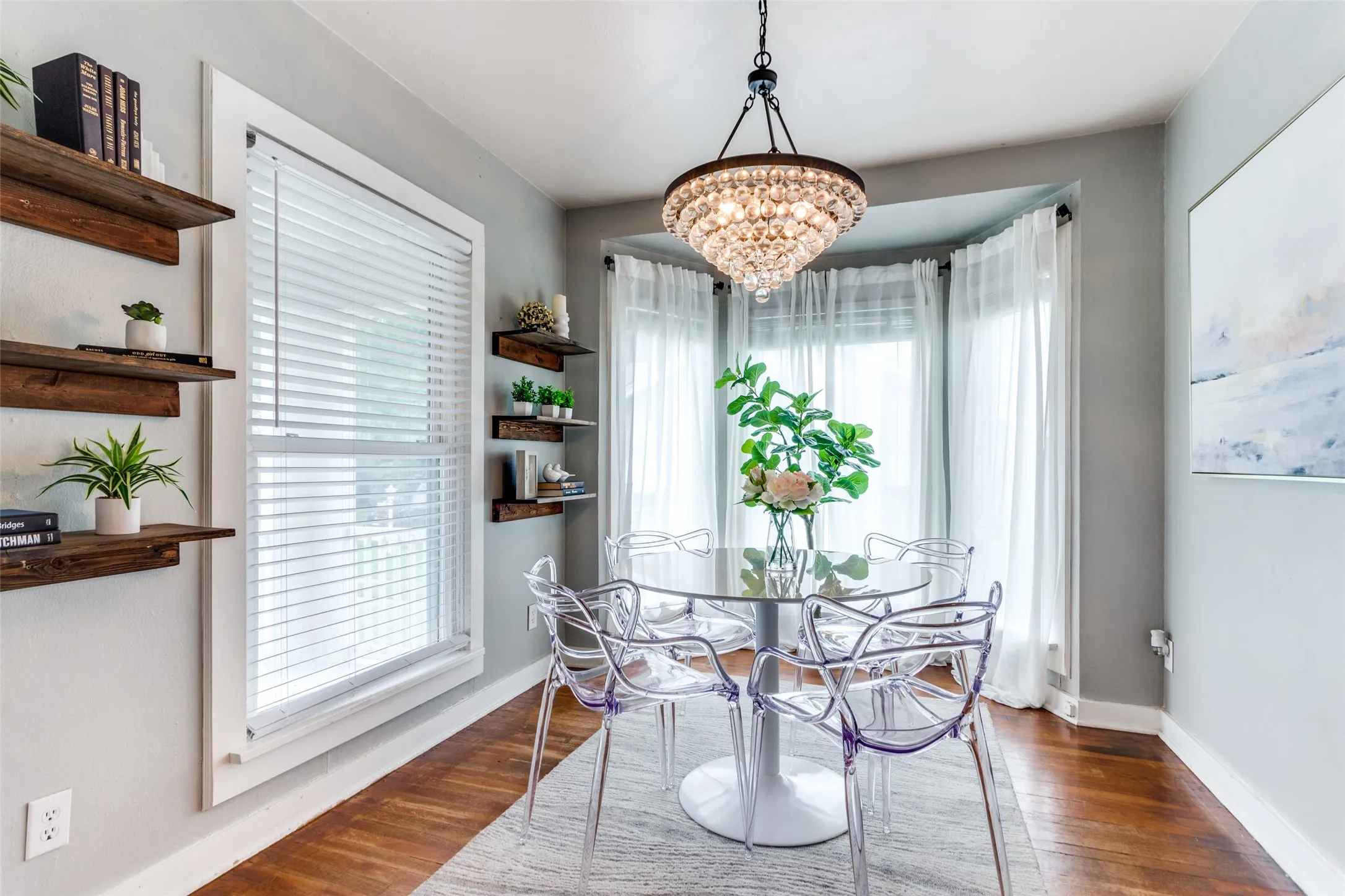 Dining Room Featuring Bay Window