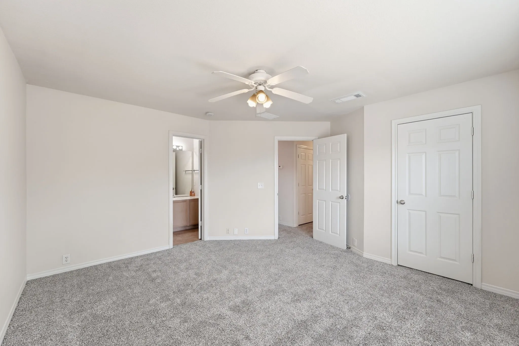 Plenty of space in for this primary bedroom