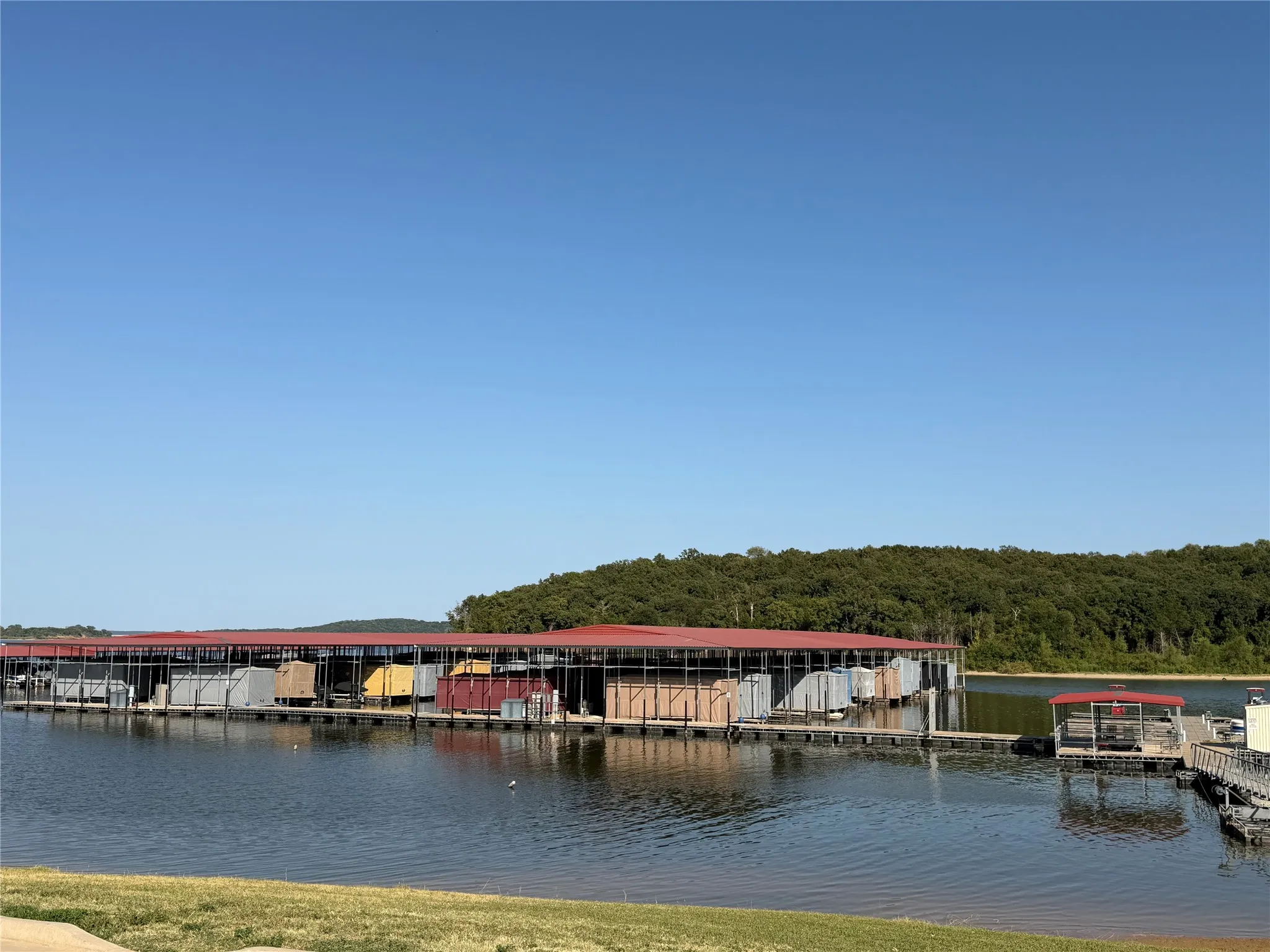 Lake Texoma boating access from the Rock Creek marina