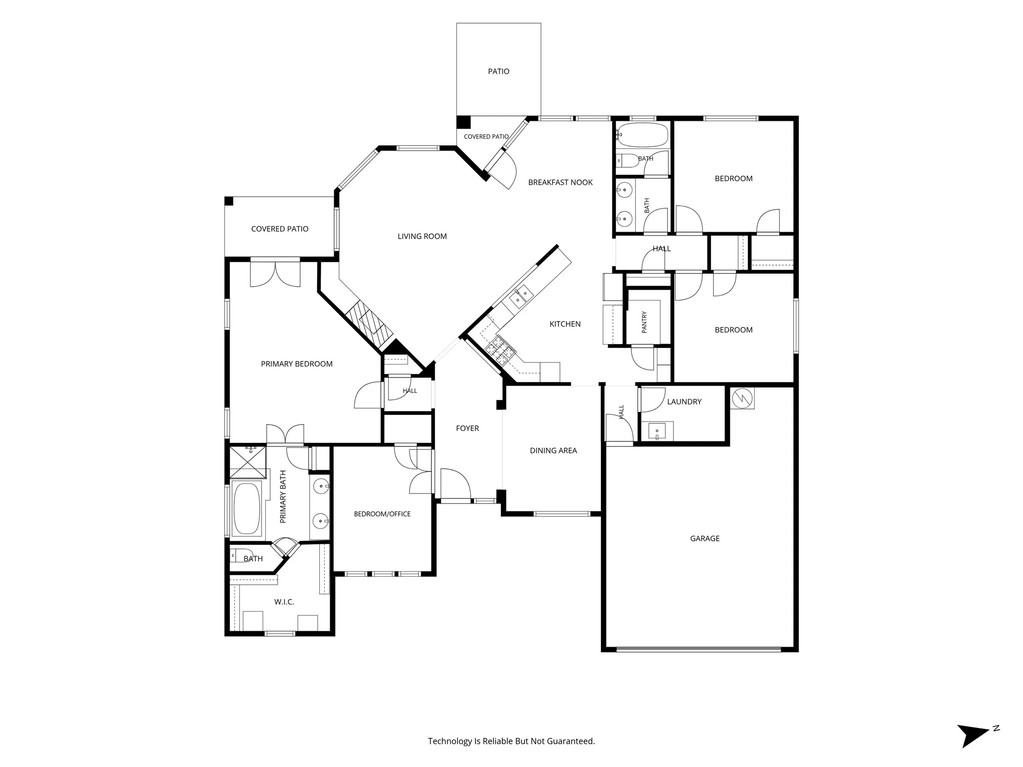 Floor plan is deemed highly reliable but not guaranteed.
