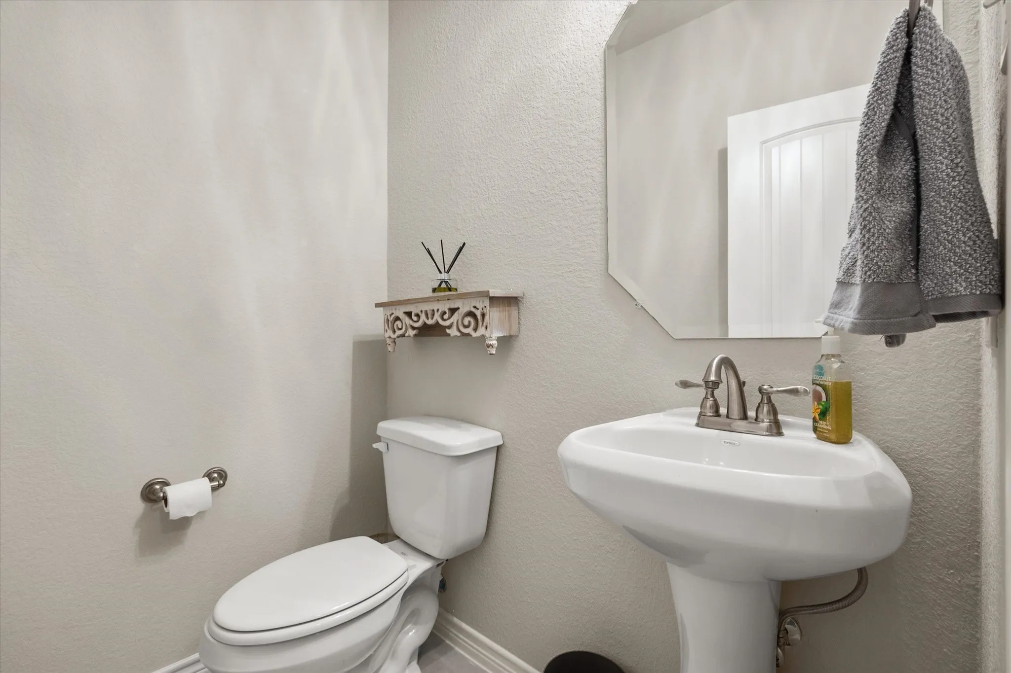 Downstairs powder bath