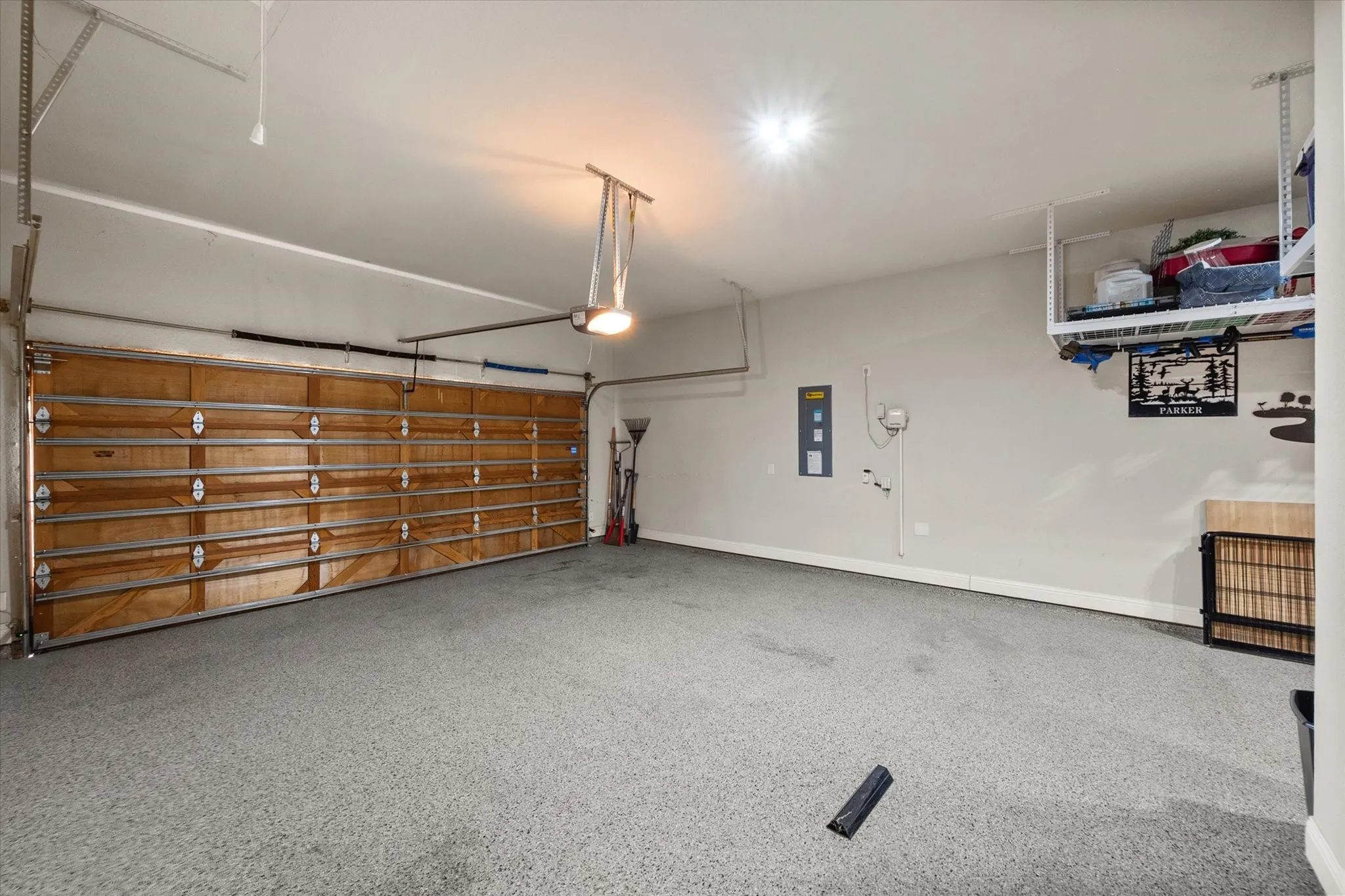 Epoxy floors, loads of storage!