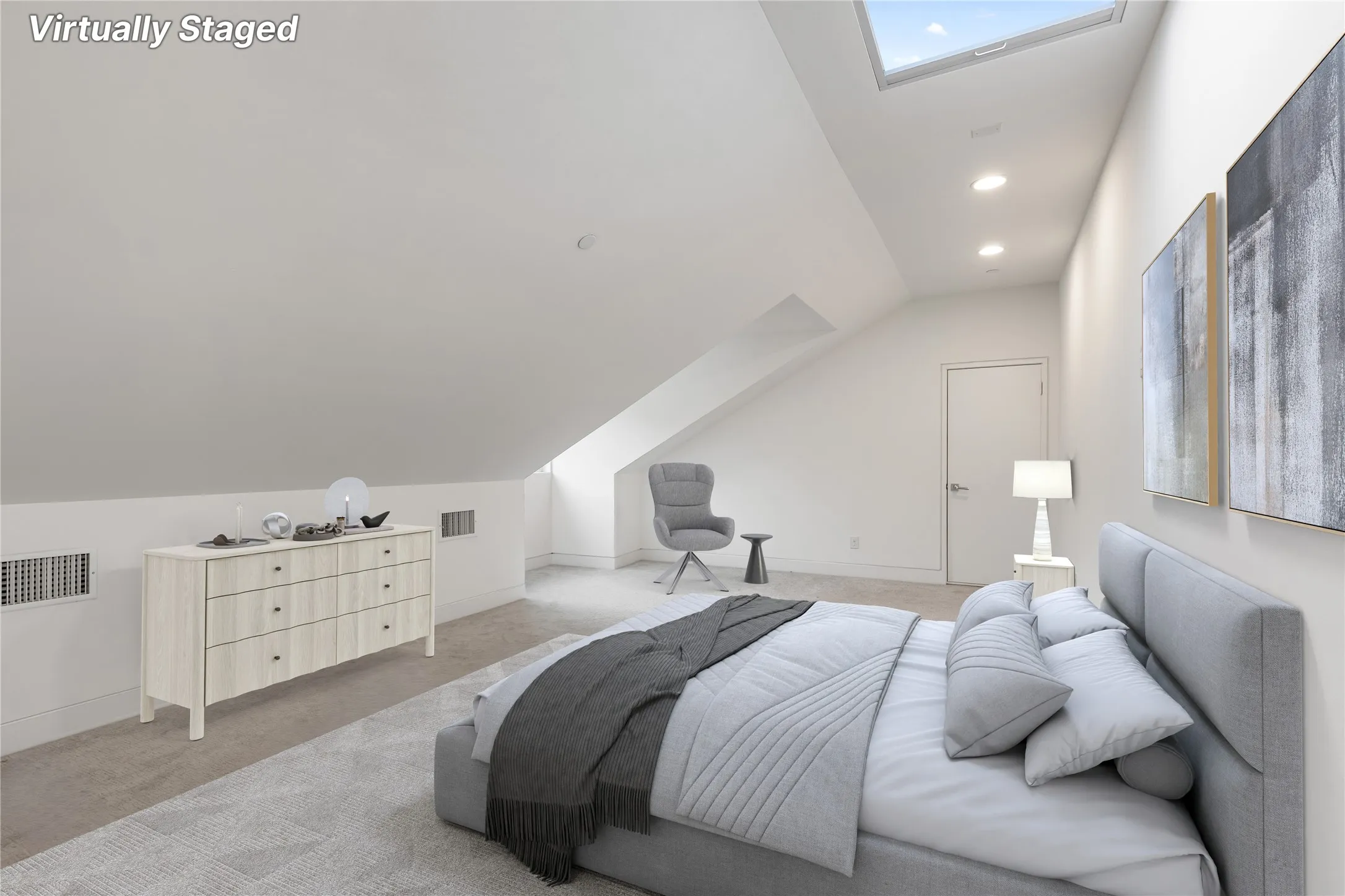 3rd Floor Virtually Staged as Bedroom