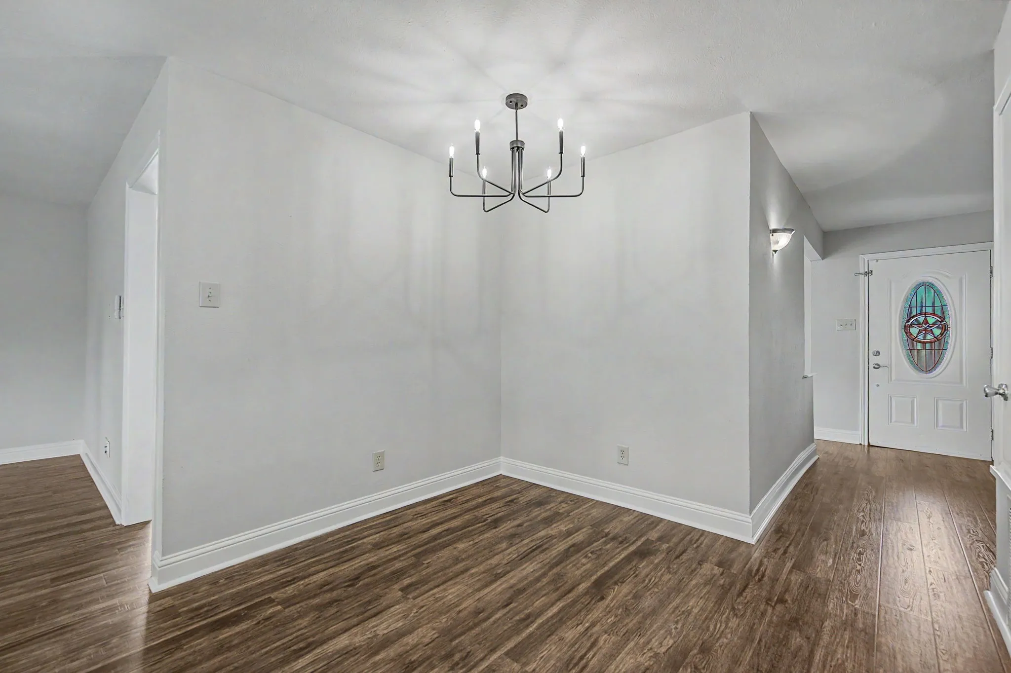 Designer inspired chandelier.