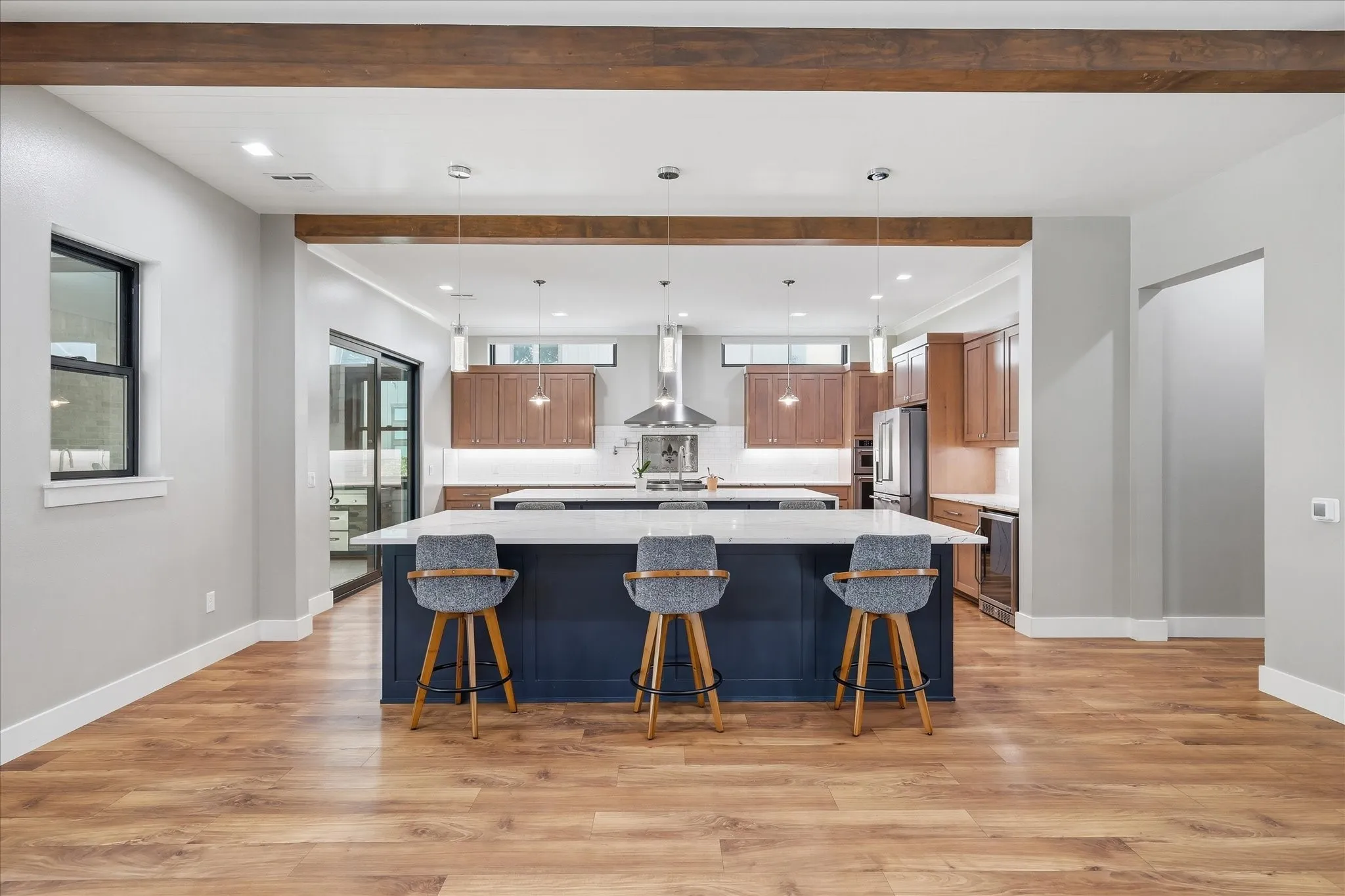 Open concept kitchen