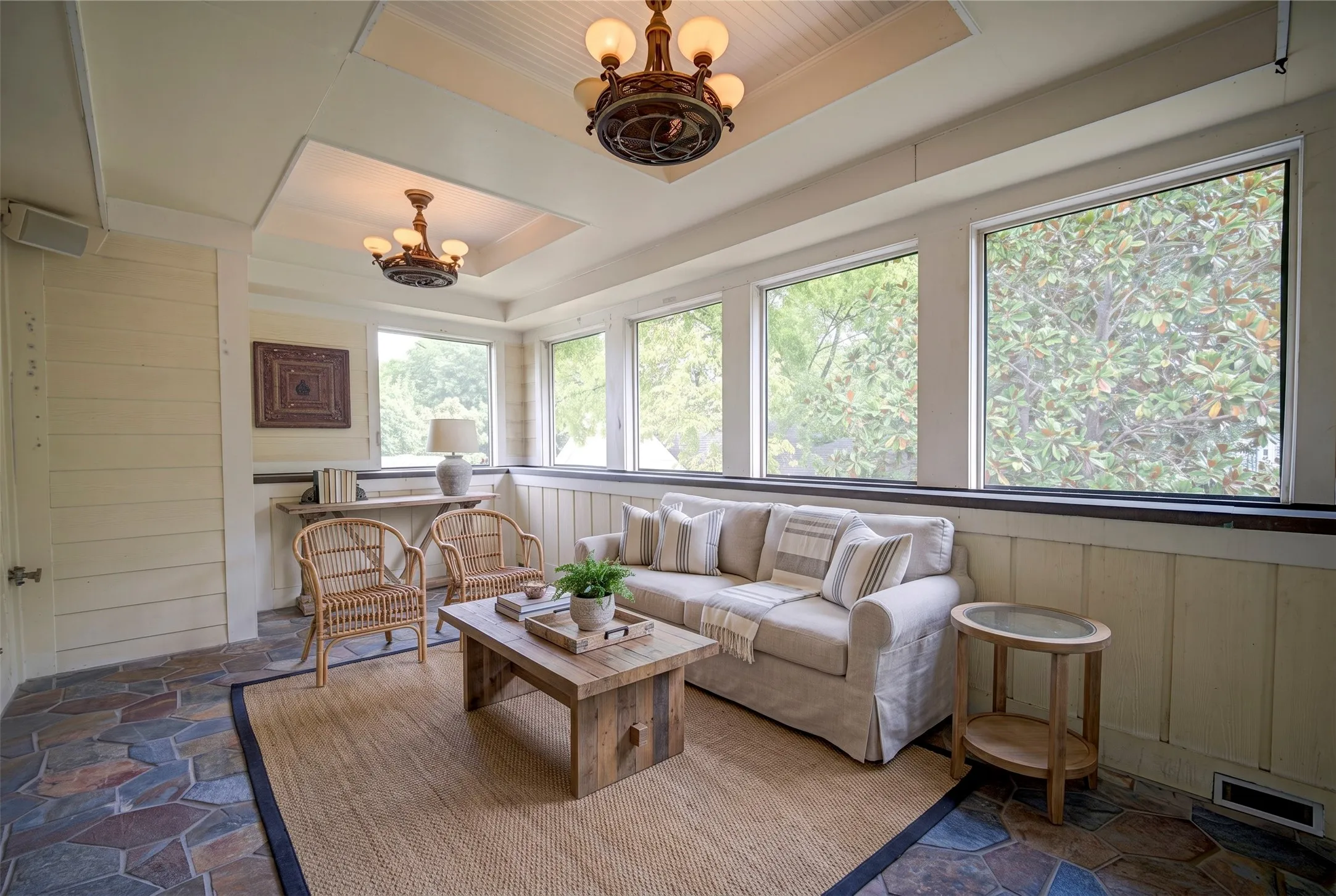 Primary Suite Sun Room - Virtually Staged