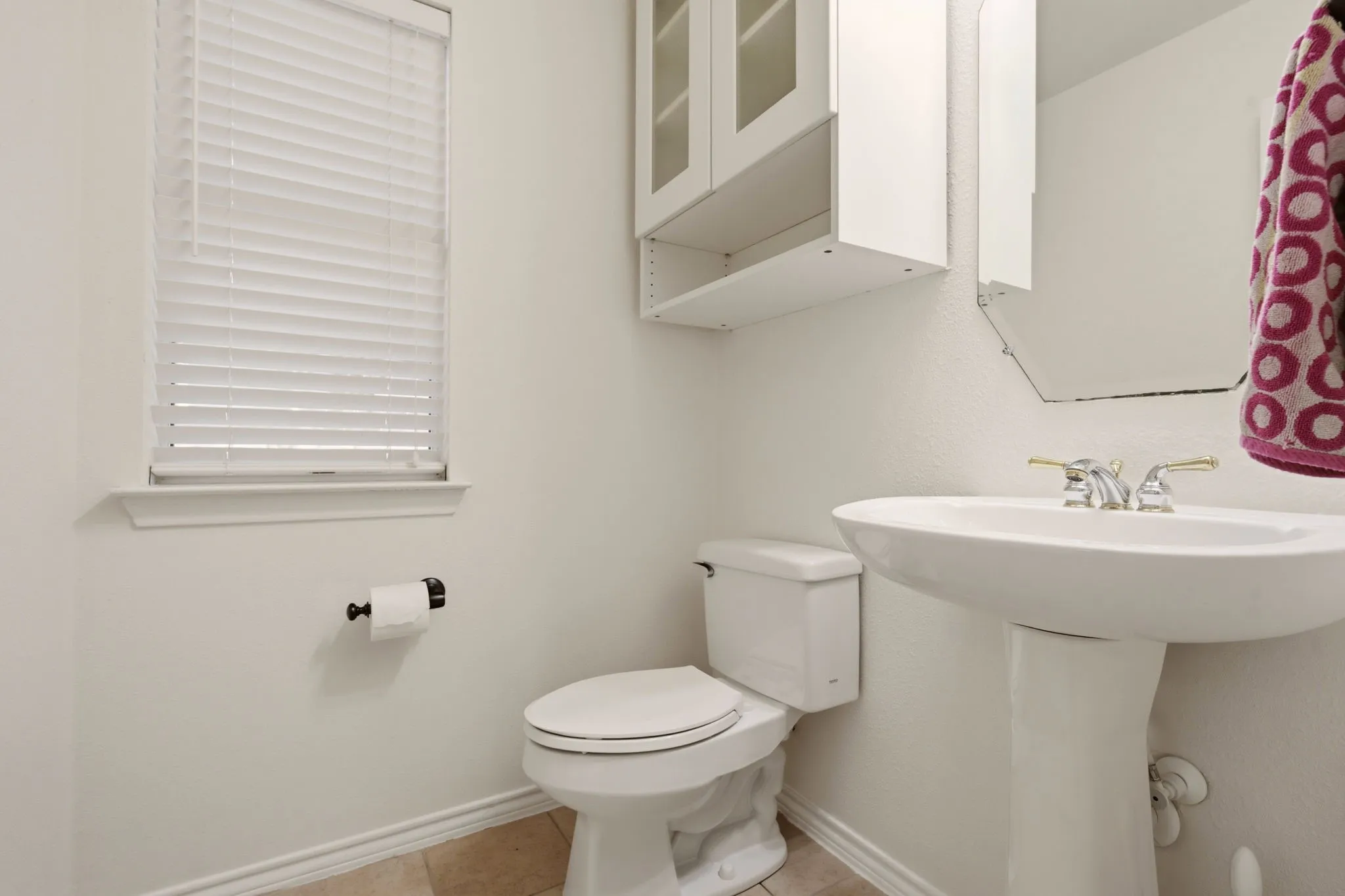 Powder bath off the kitchen.