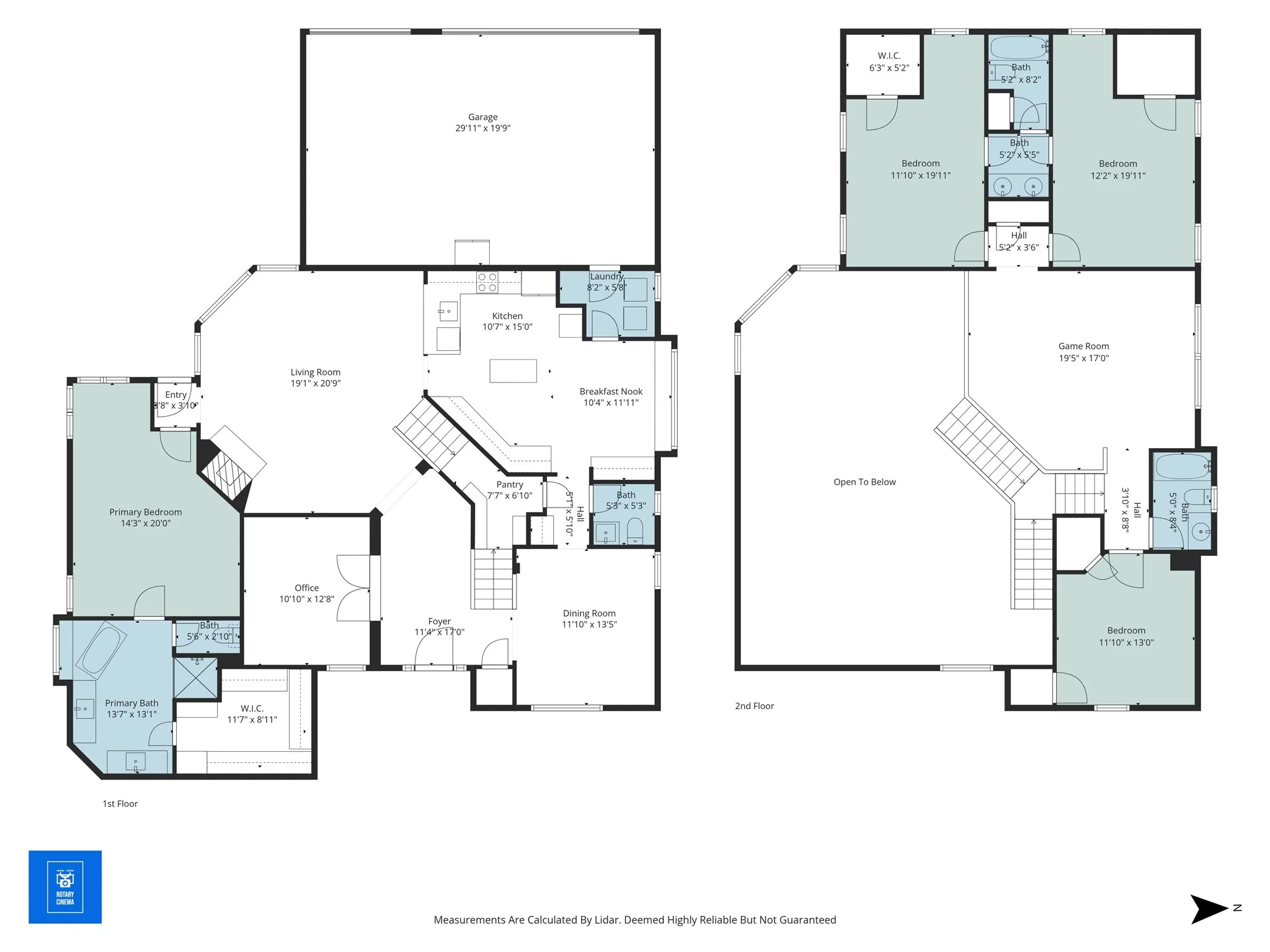 Floorplan nearly 3300 sqft.