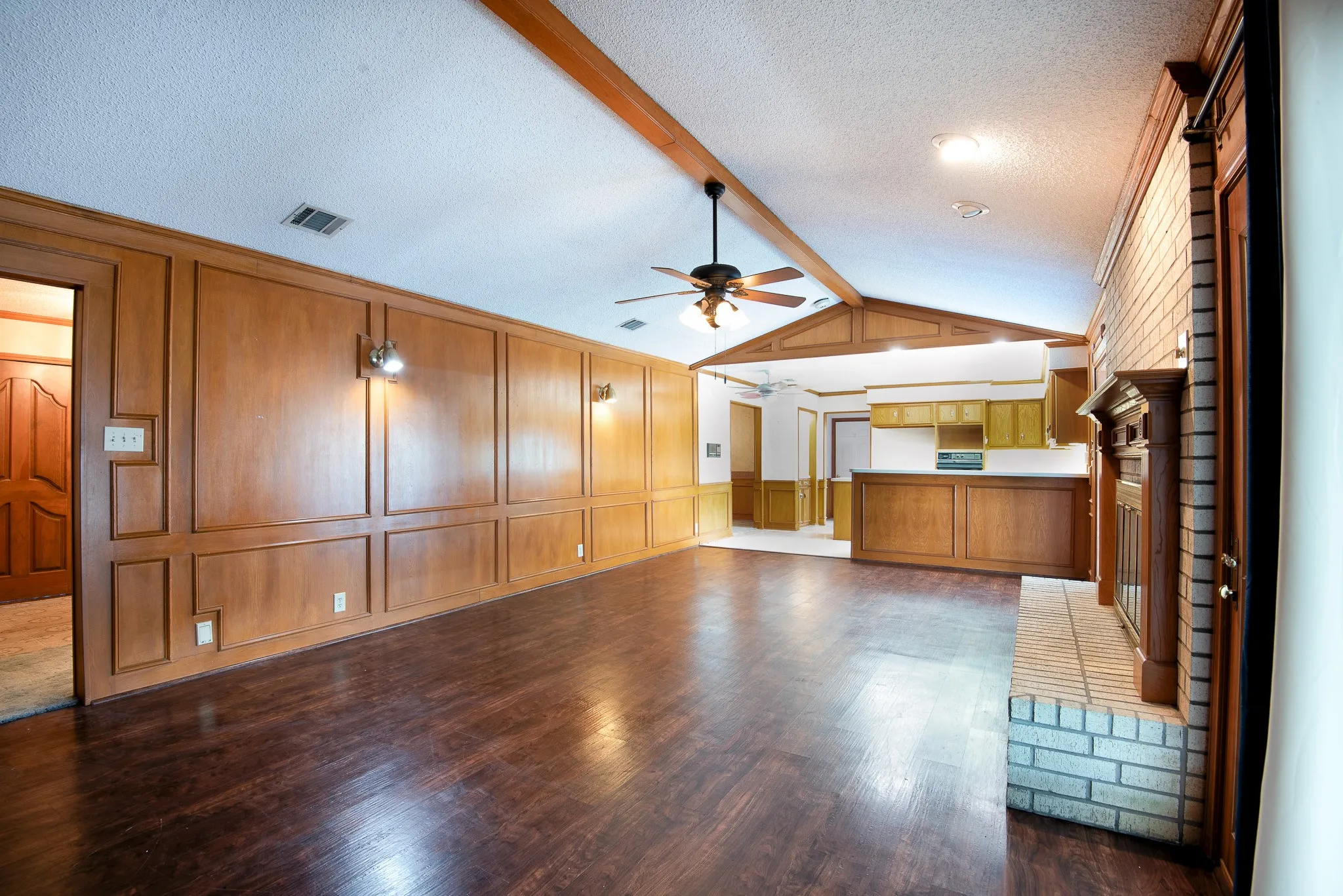 Living Area Open to Kitchen