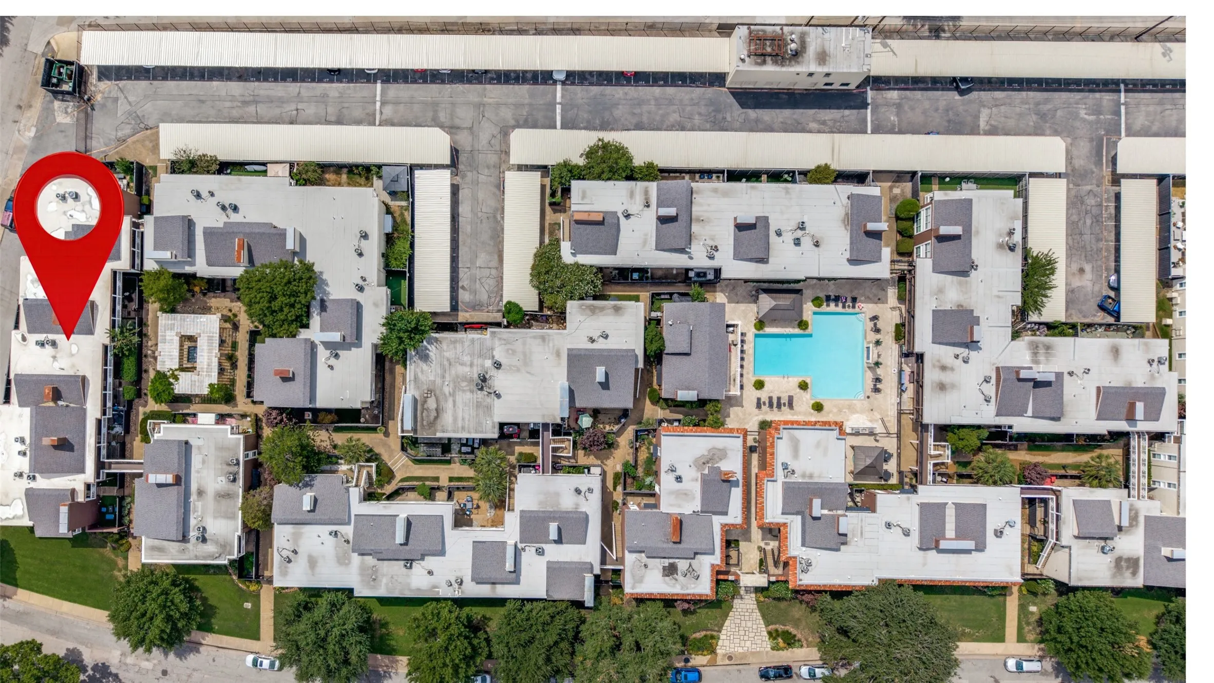 Overhead View of Community