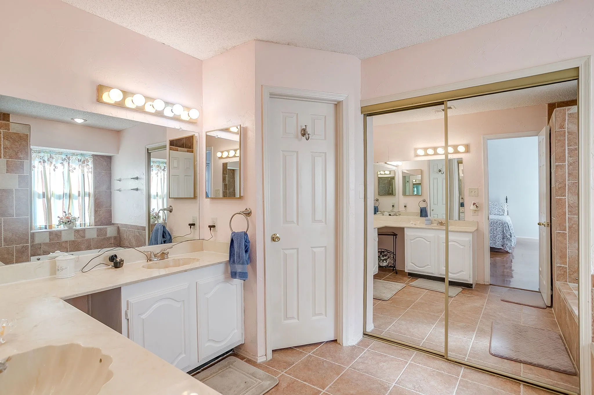 Spacious primary ensuite bath.
