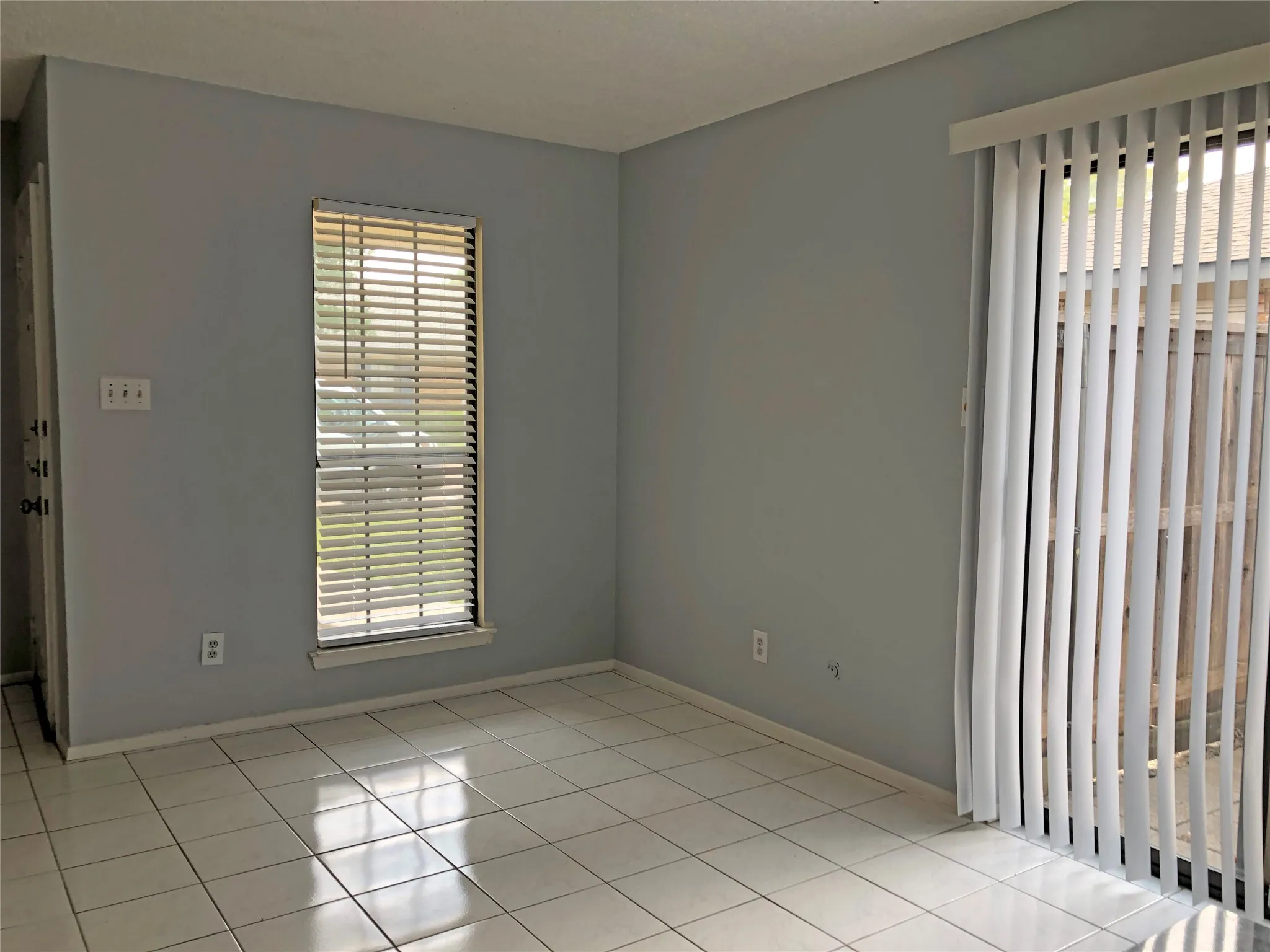 Living Area with access to patio
