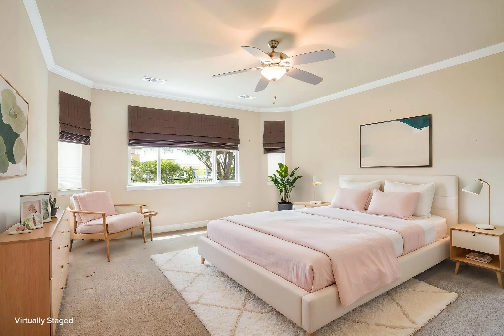 Large primary bedroom