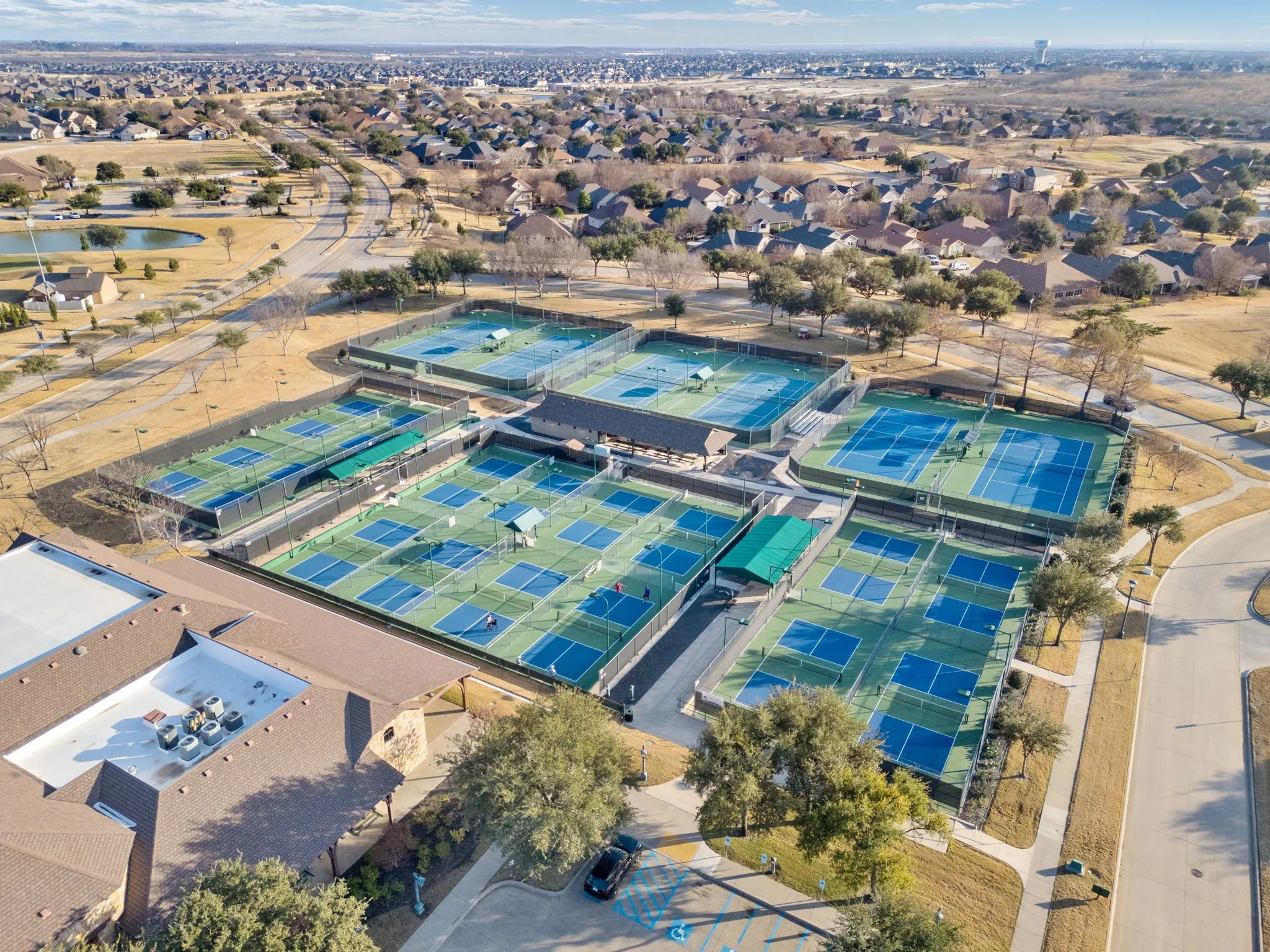 Neighborhood amenities include pools, hot tub, bocce courts, tennis courts, pickleball courts