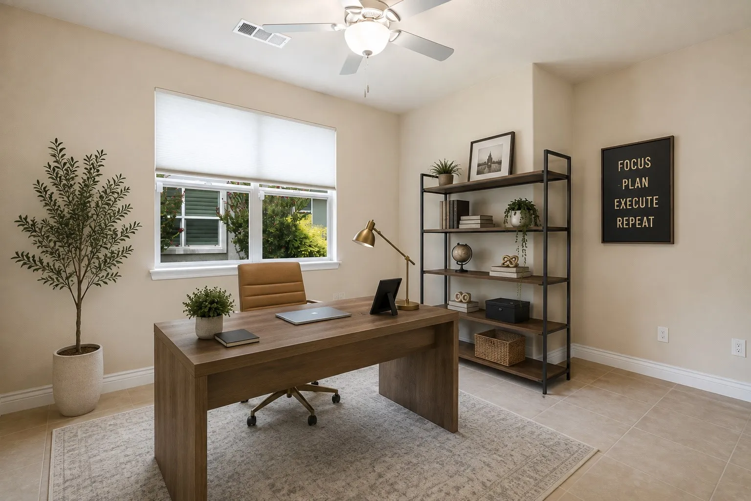 Virtually staged - Dedicated office space