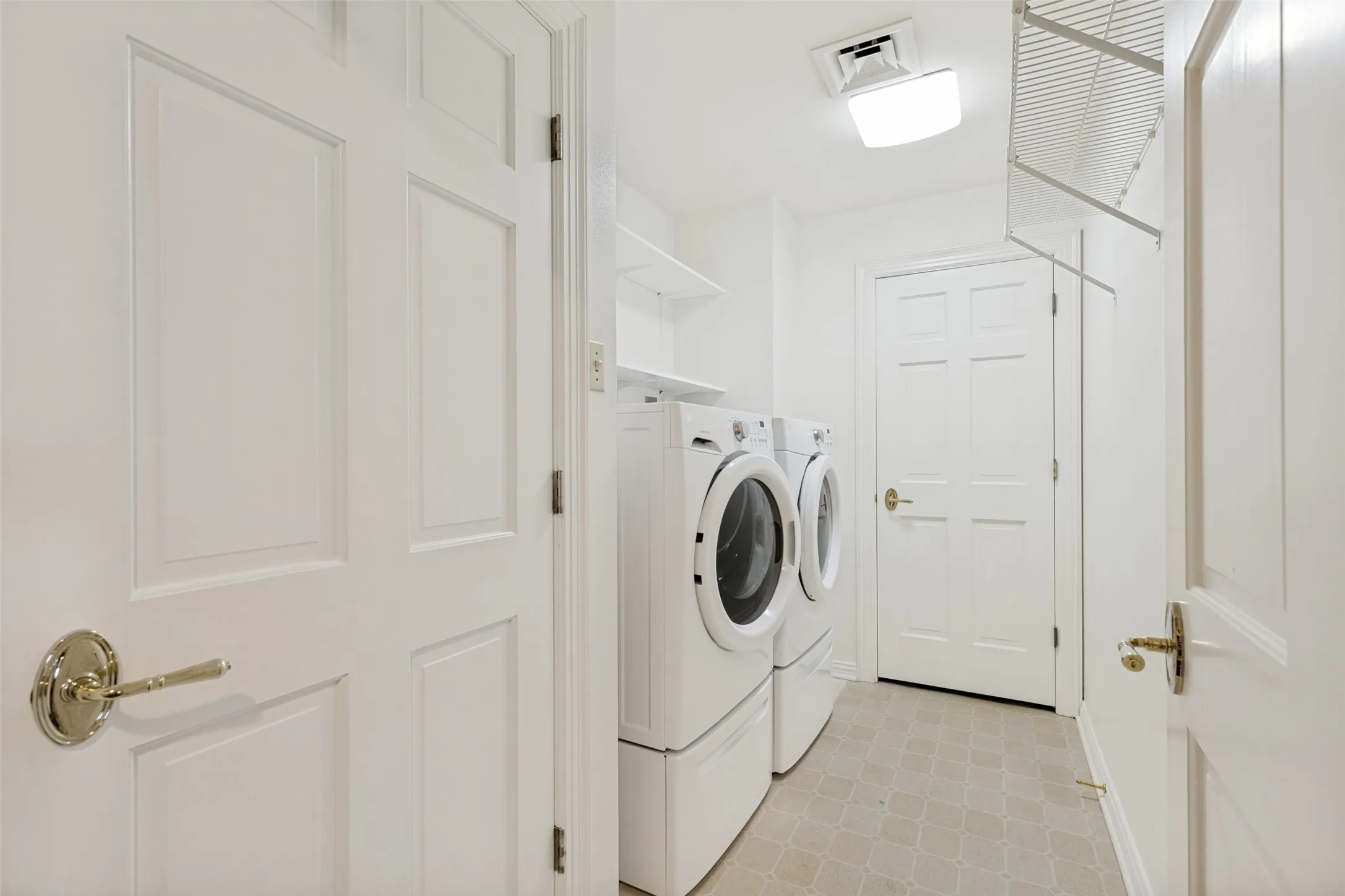 Separate laundry utility room