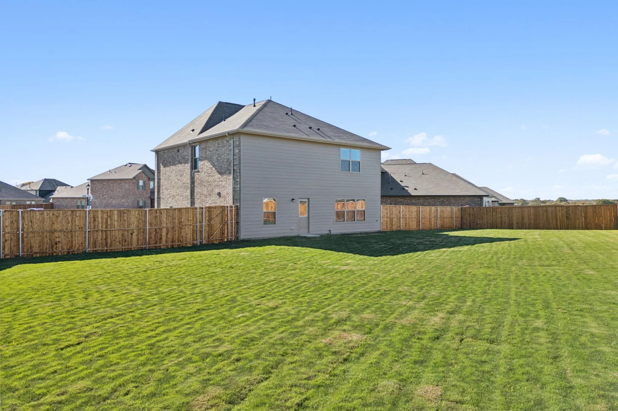 View of back of house