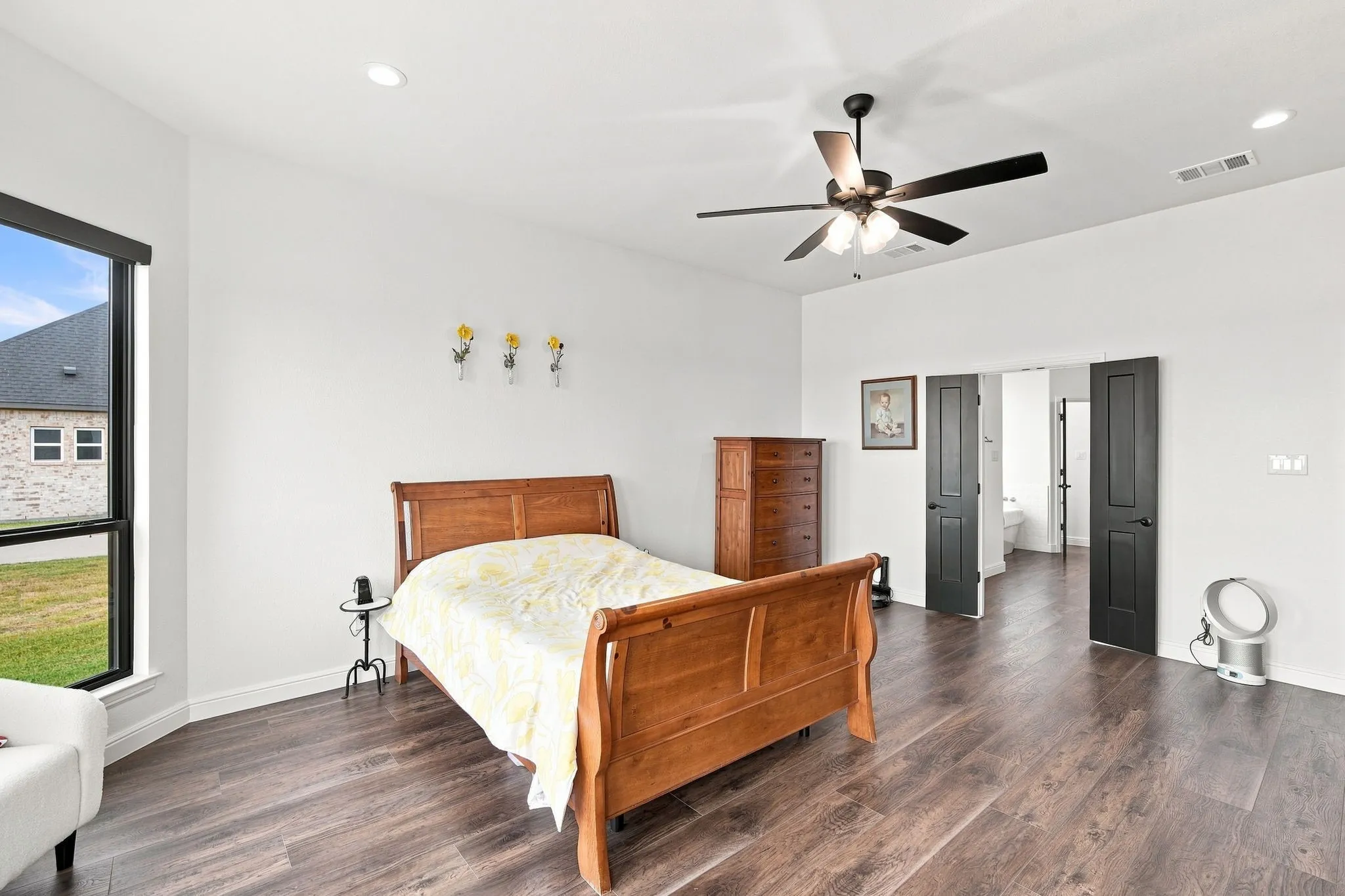 Spacious primary suite with inviting sitting area.