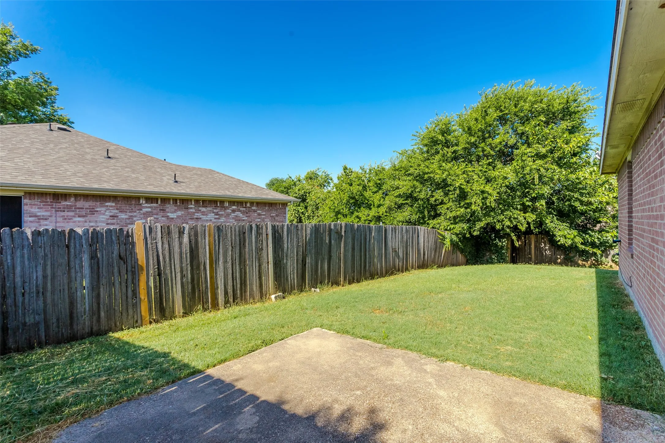 View of yard featuring a patio area