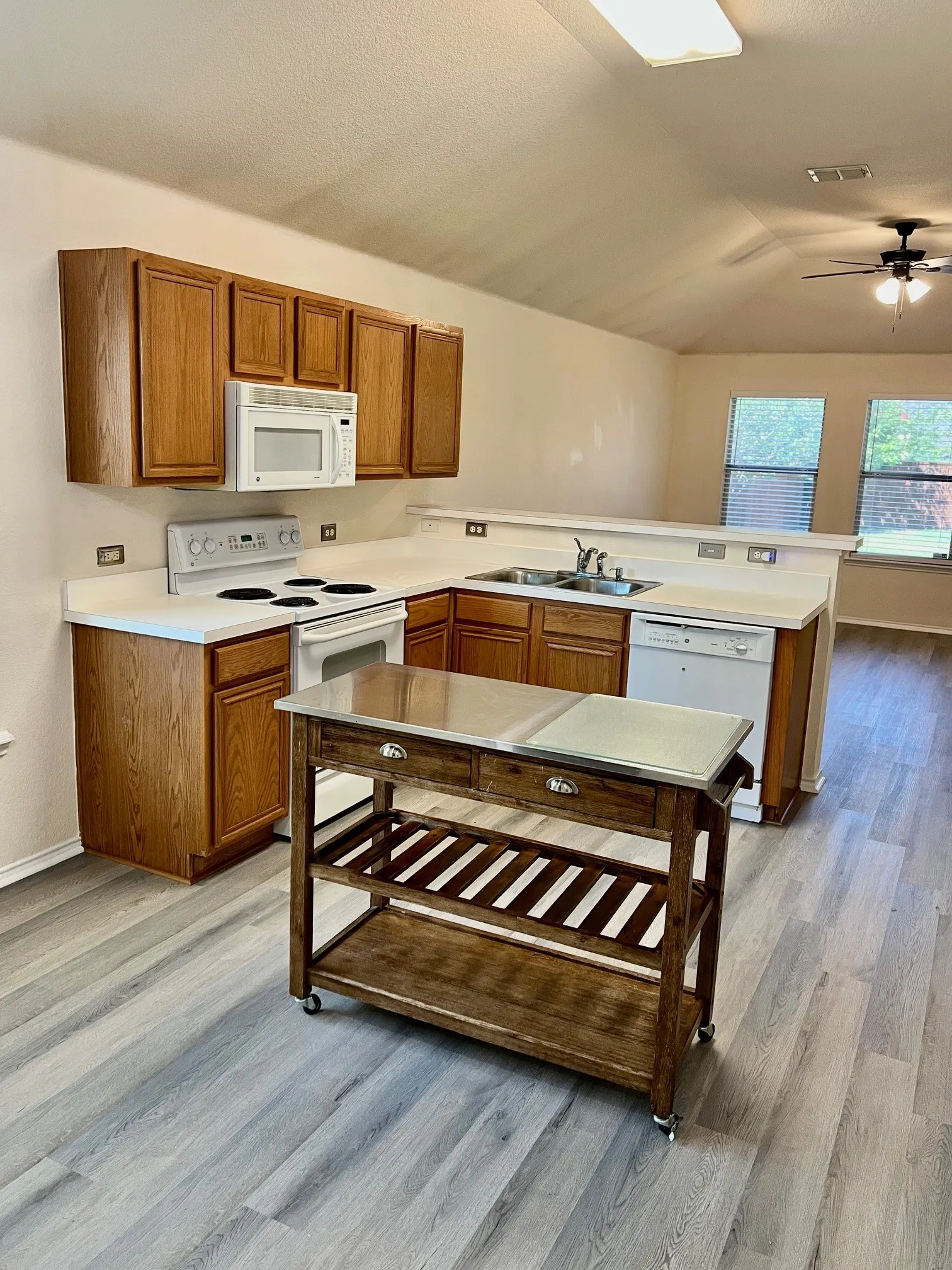 Kitchen with Moveable Island