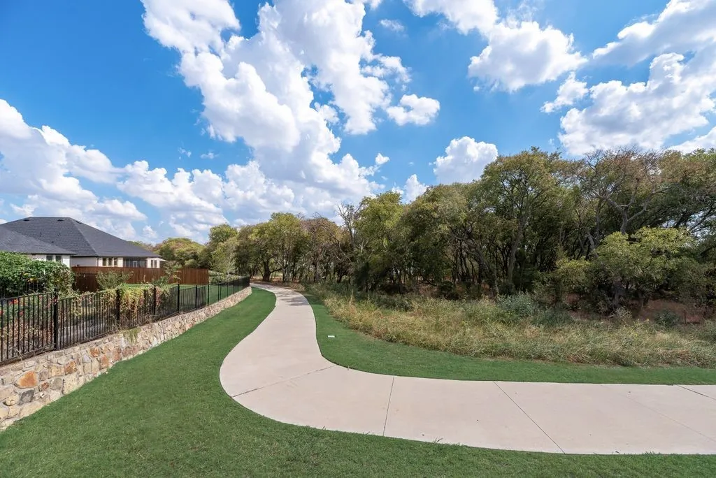 Walking Trail and Greenspace on Side of Home