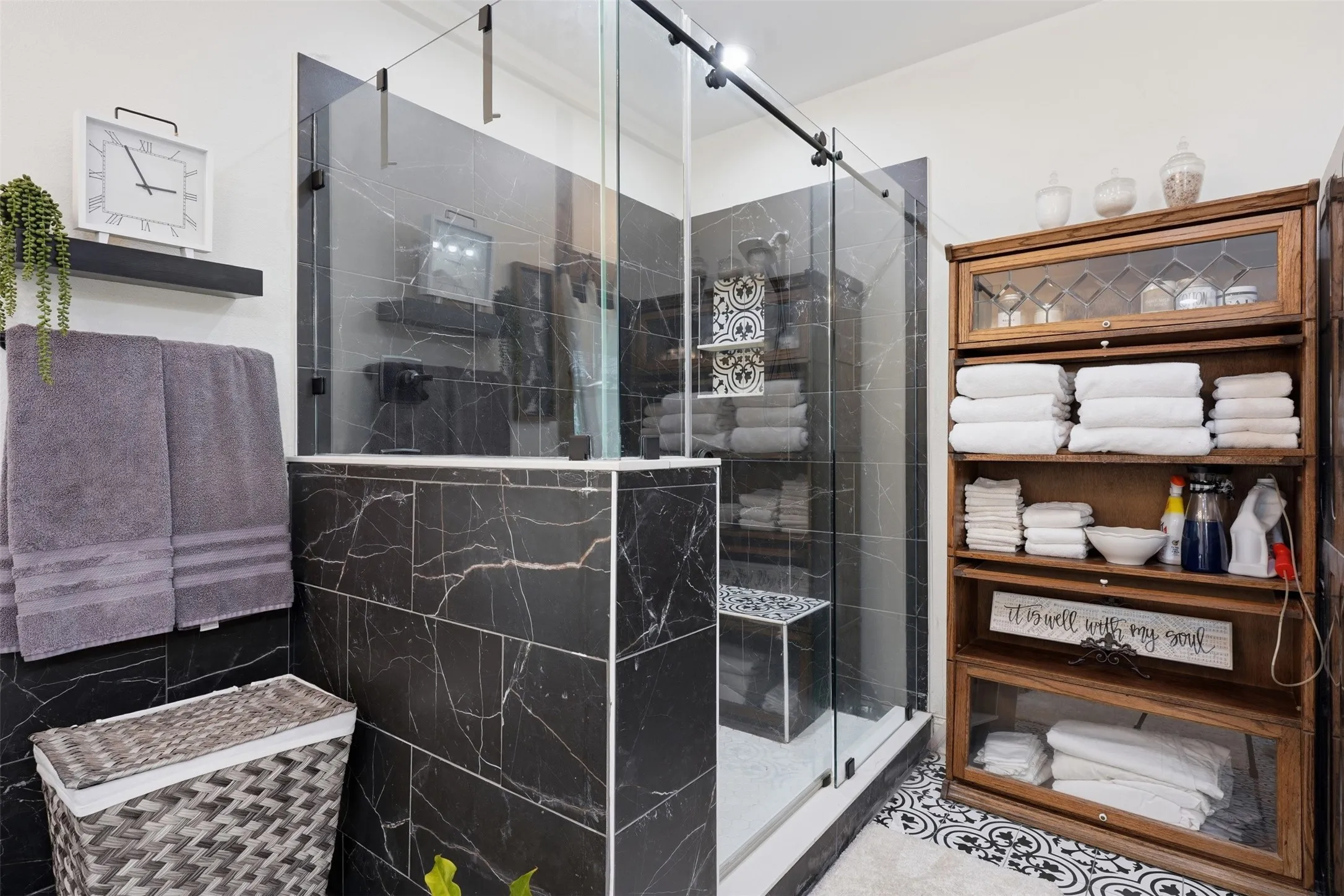 walk in shower