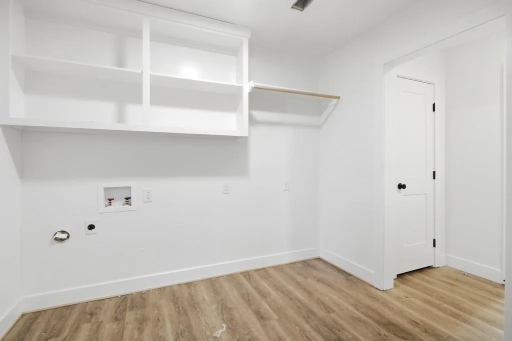 Cabinets have recently been installed.