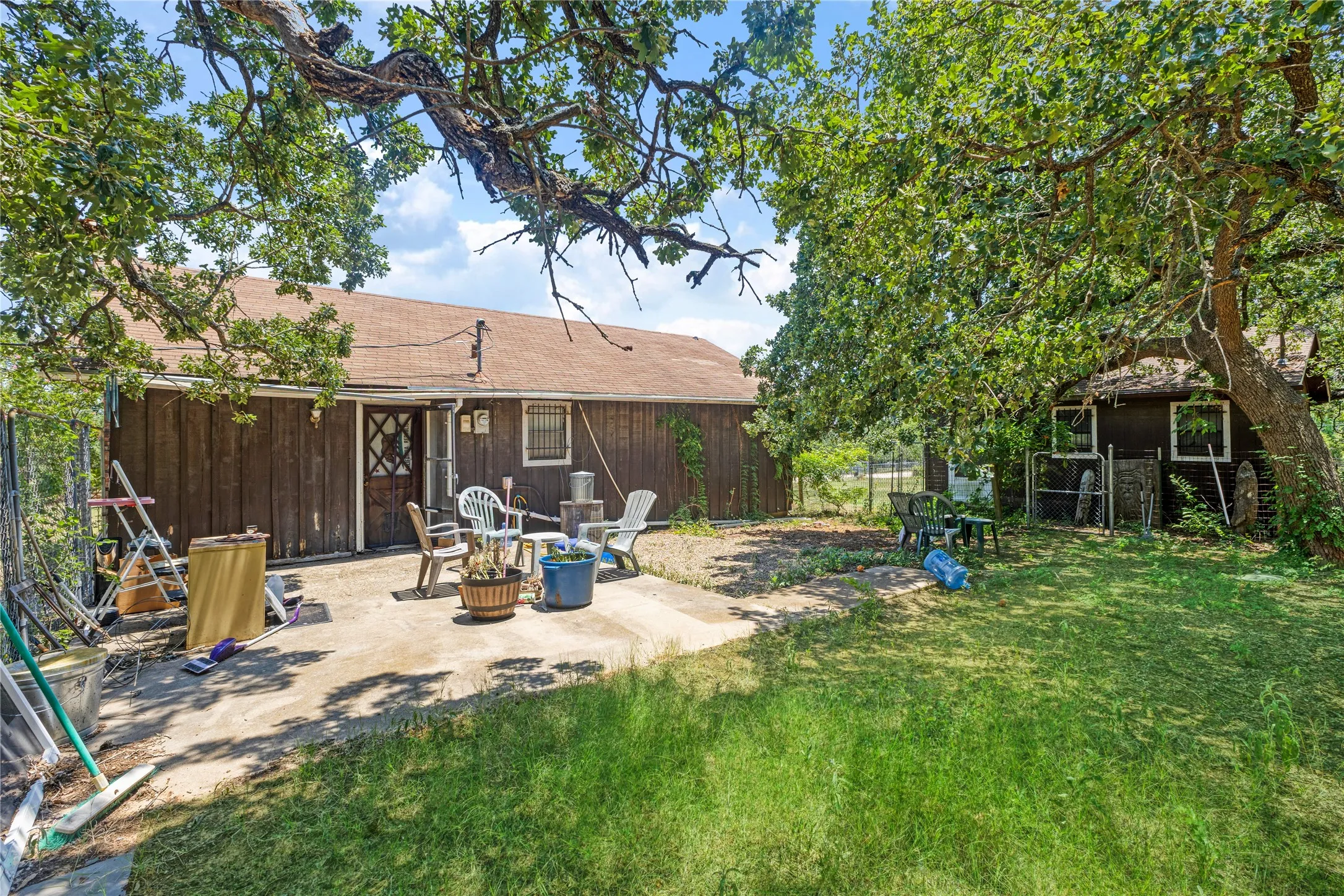 2309 Daniels Dr. is the address for the brown house
