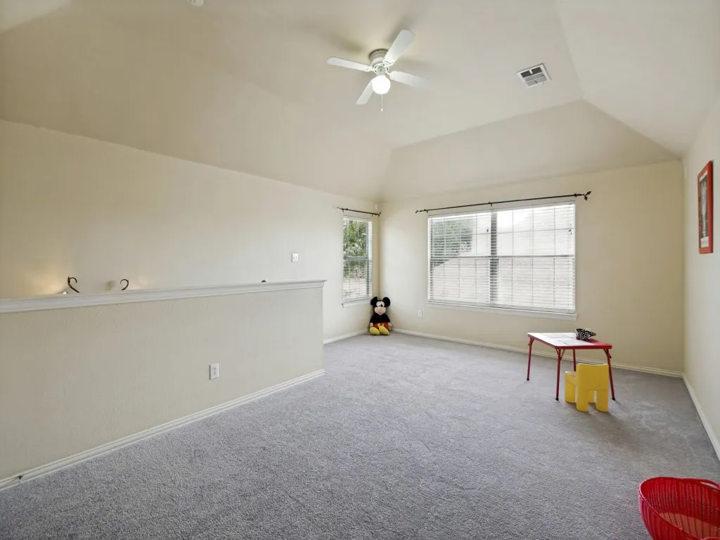 Versatile living area upstairs for lots of fun