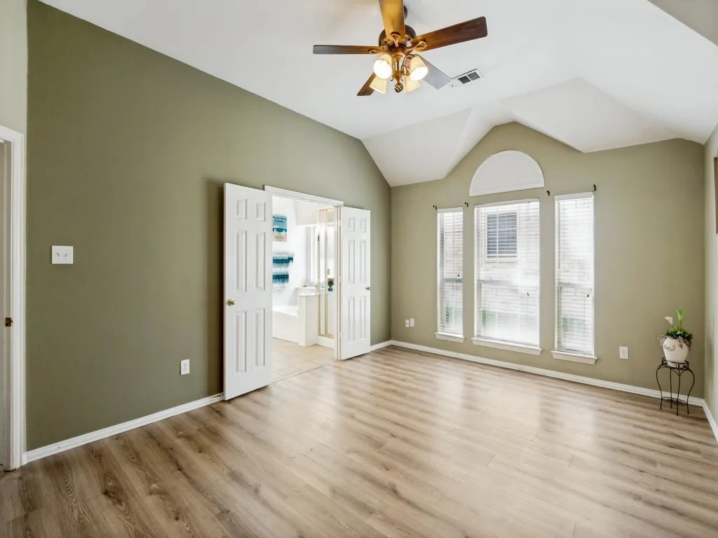 Another view point of primary bedroom