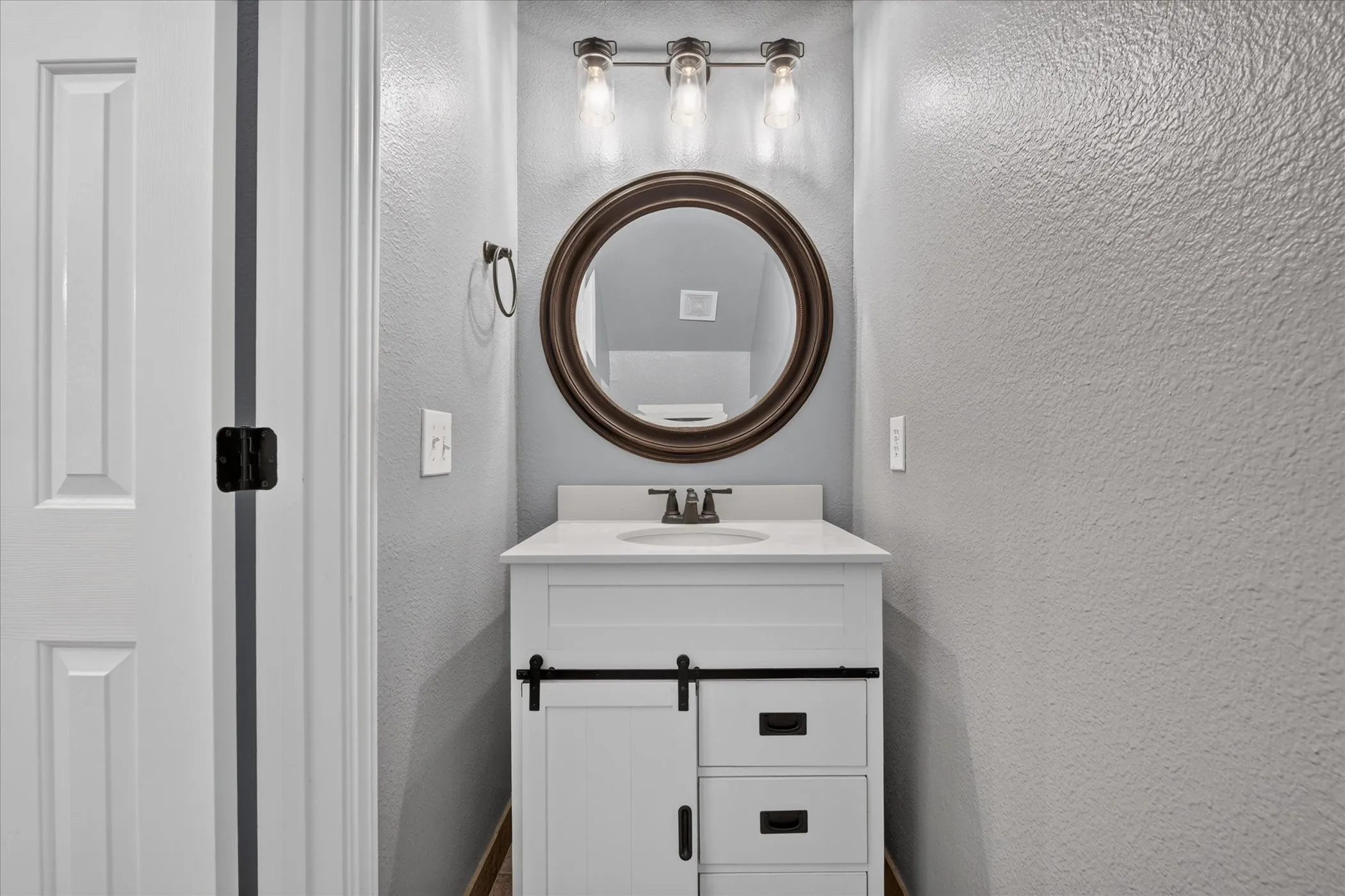 Half bath on 1st floor