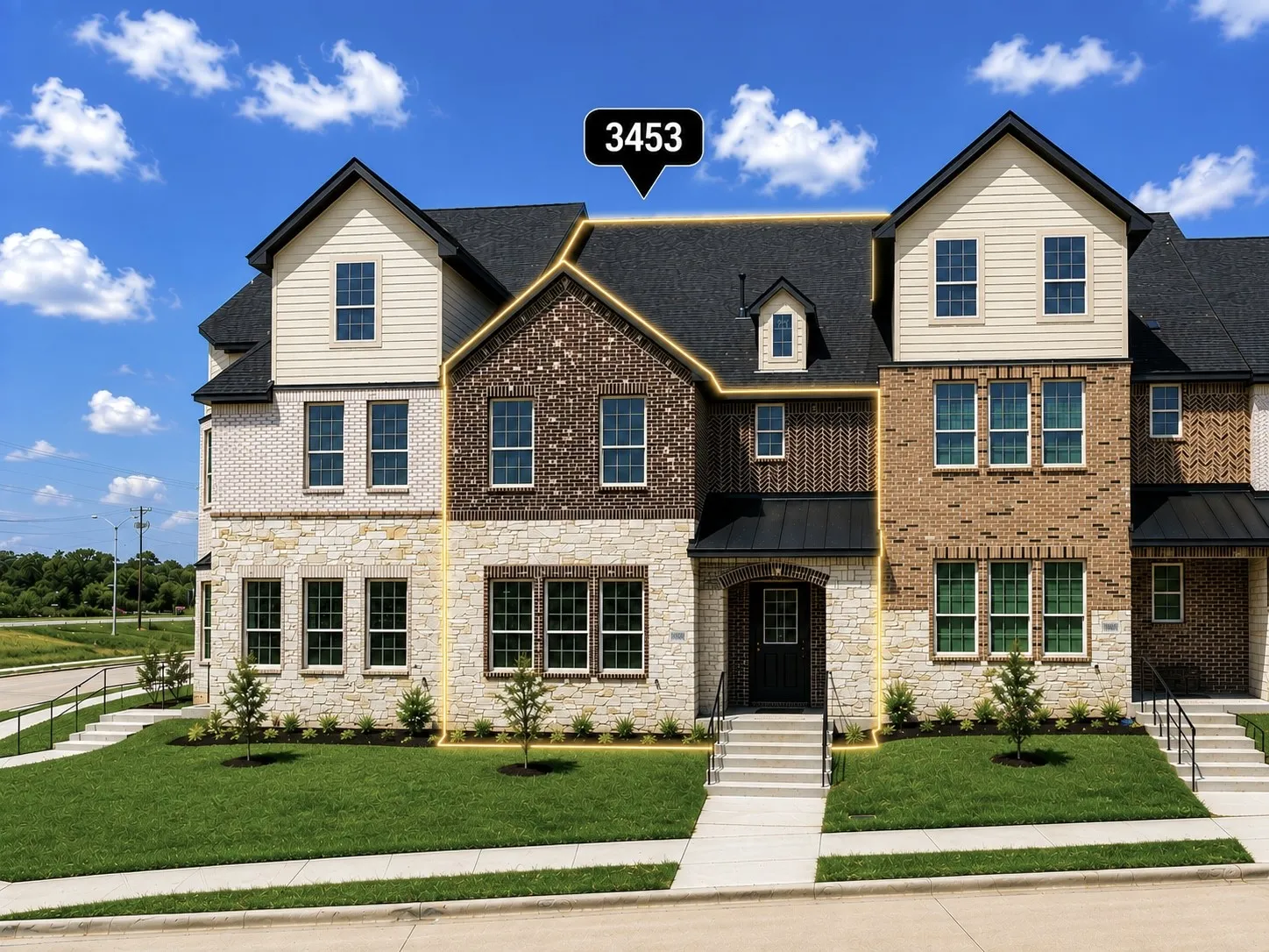 Single Family Residence For Sale in Dallas County , 3453 Sanjeev Drive, Irving, Texas 75060, 3 Bedroom, 3 Bathroom, 2 Garage spaces, 2,206 Sqft, built in 2024, mls#21370923, Real Estate Agent in Irving, Homes For Sale in Dallas county, Homes For Sale in Irving, Realtor in Irving Texas, Real Estate Brokerage Independent Realty Texas, Luminita Cordes Realtor