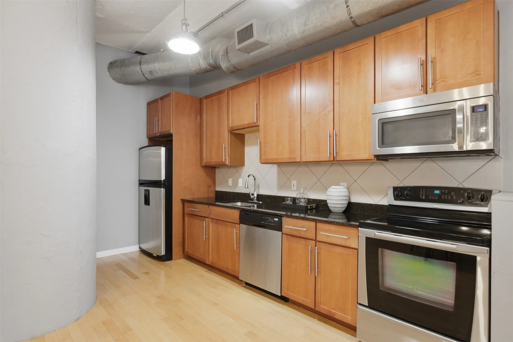 Stainless Steel appliances.