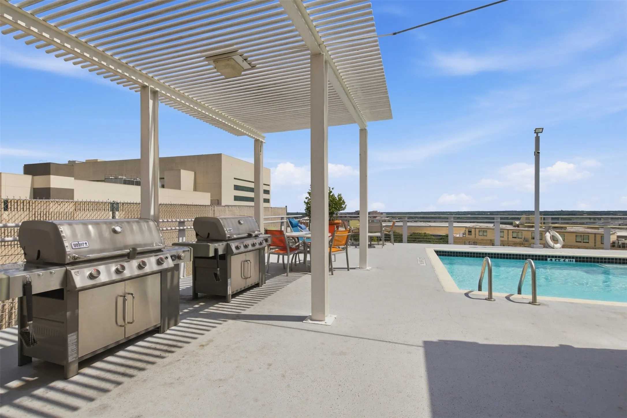 Pool & Grilling Area on the 11th floor