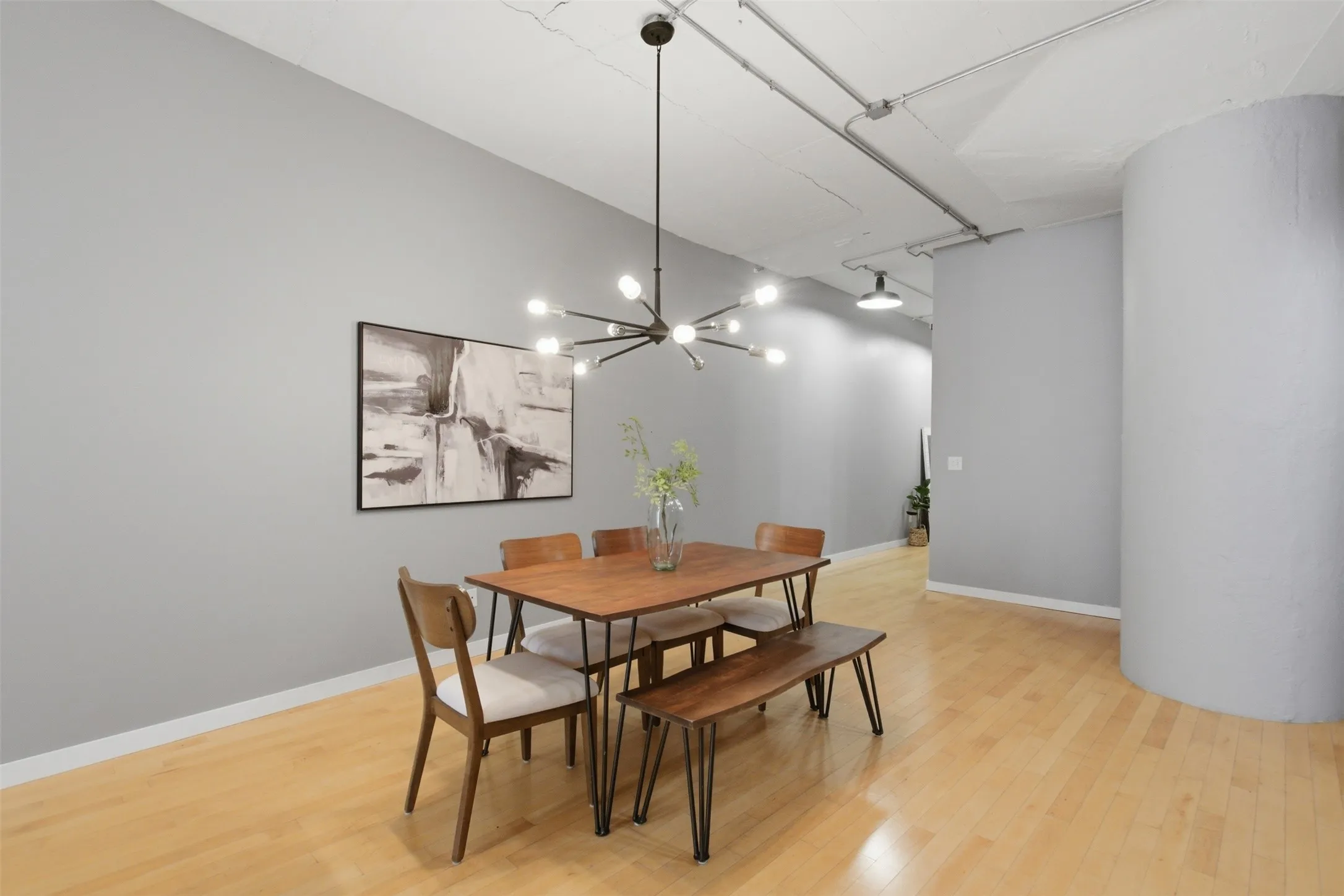 MCM Sputnik chandelier.