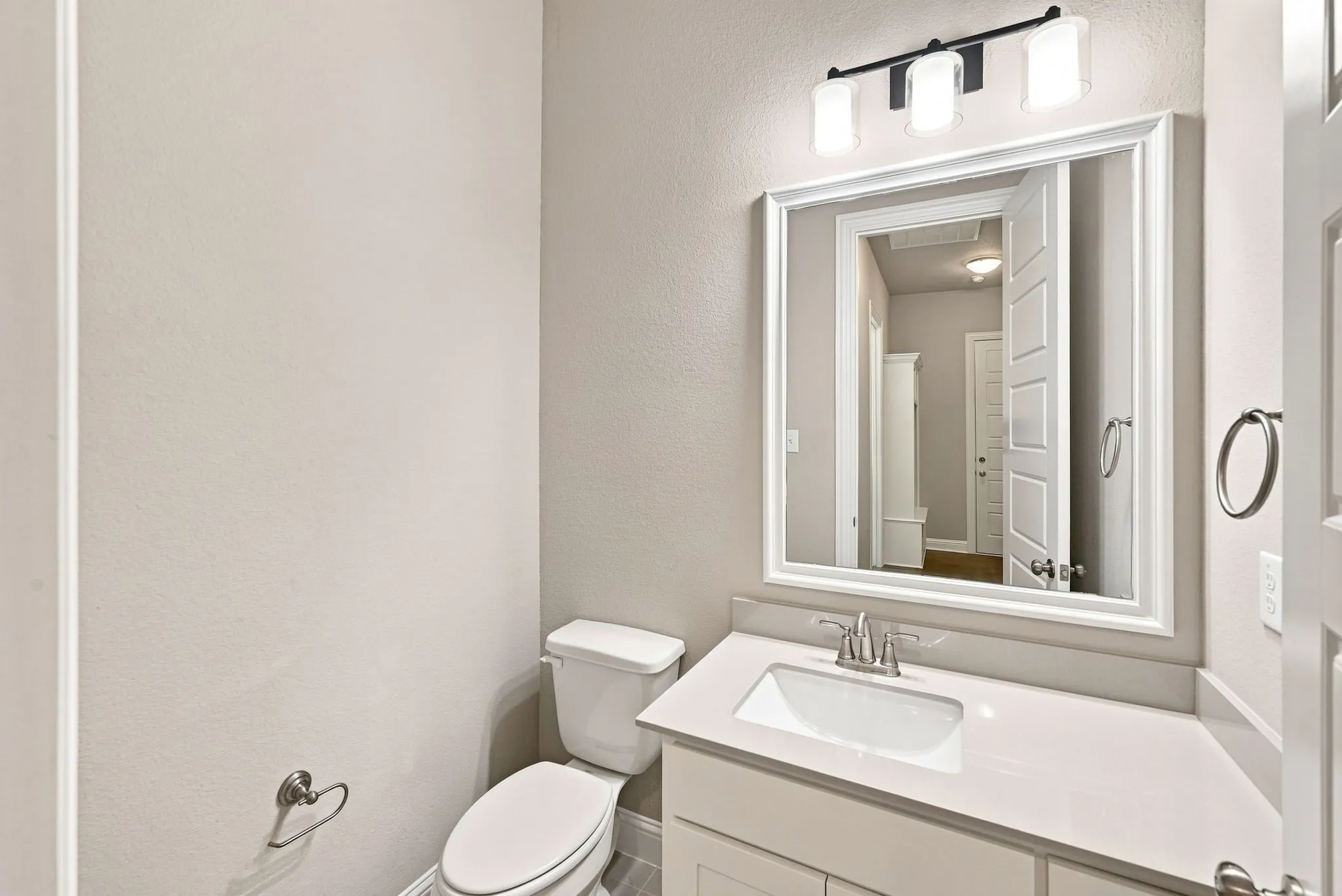 Downstairs half bath