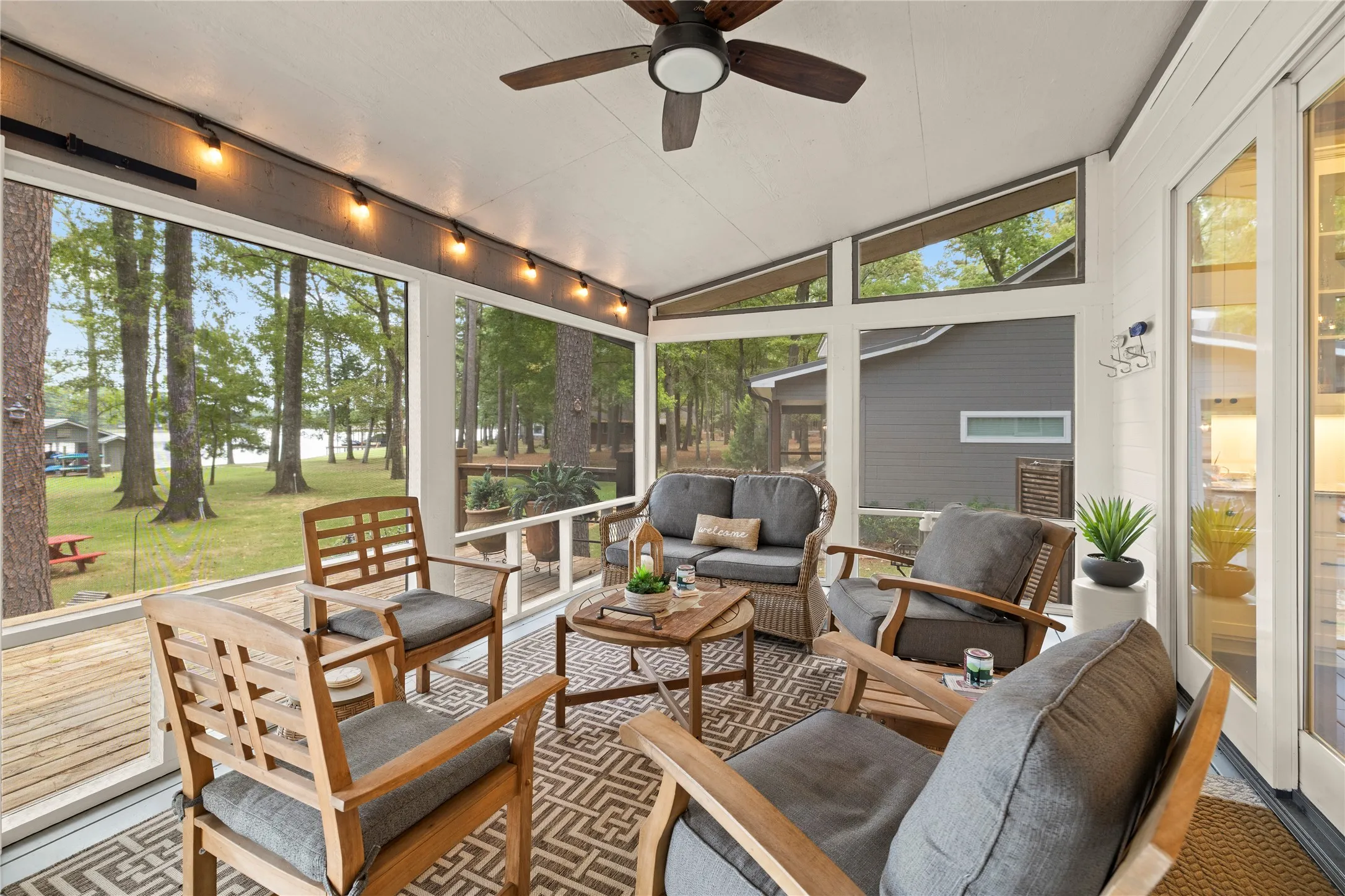 Cherish this bright & welcoming sunporch designed for four-season enjoyment...a comfortable extension of living space.