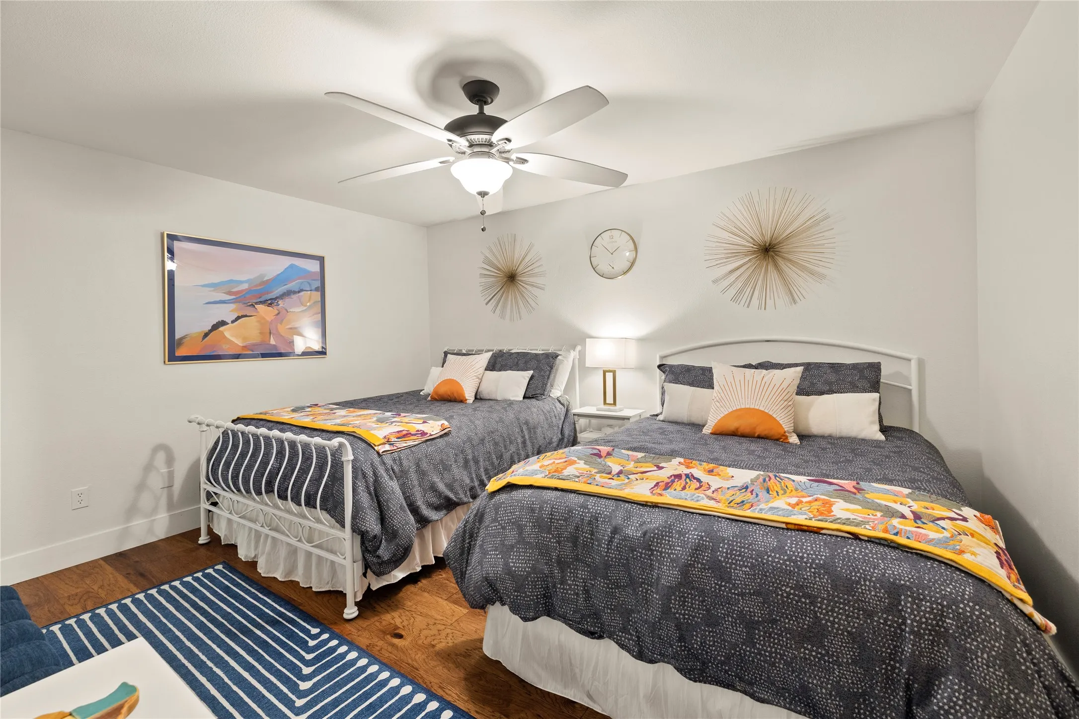 Oversized bedroom 3 has an ensuite full bath.