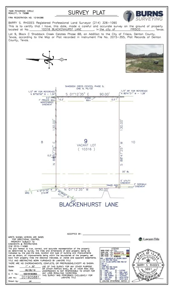 Unimproved Land For Sale in Denton County , 10316 Blackenhurst Lane, Frisco, Texas 75033, 0, 0, Garage spaces, 0 Sqft, built in 0, mls#21371205, Real Estate Agent in Frisco, Homes For Sale in Denton county, Homes For Sale in Frisco, Realtor in Frisco Texas, Real Estate Brokerage Independent Realty Texas, Luminita Cordes Realtor