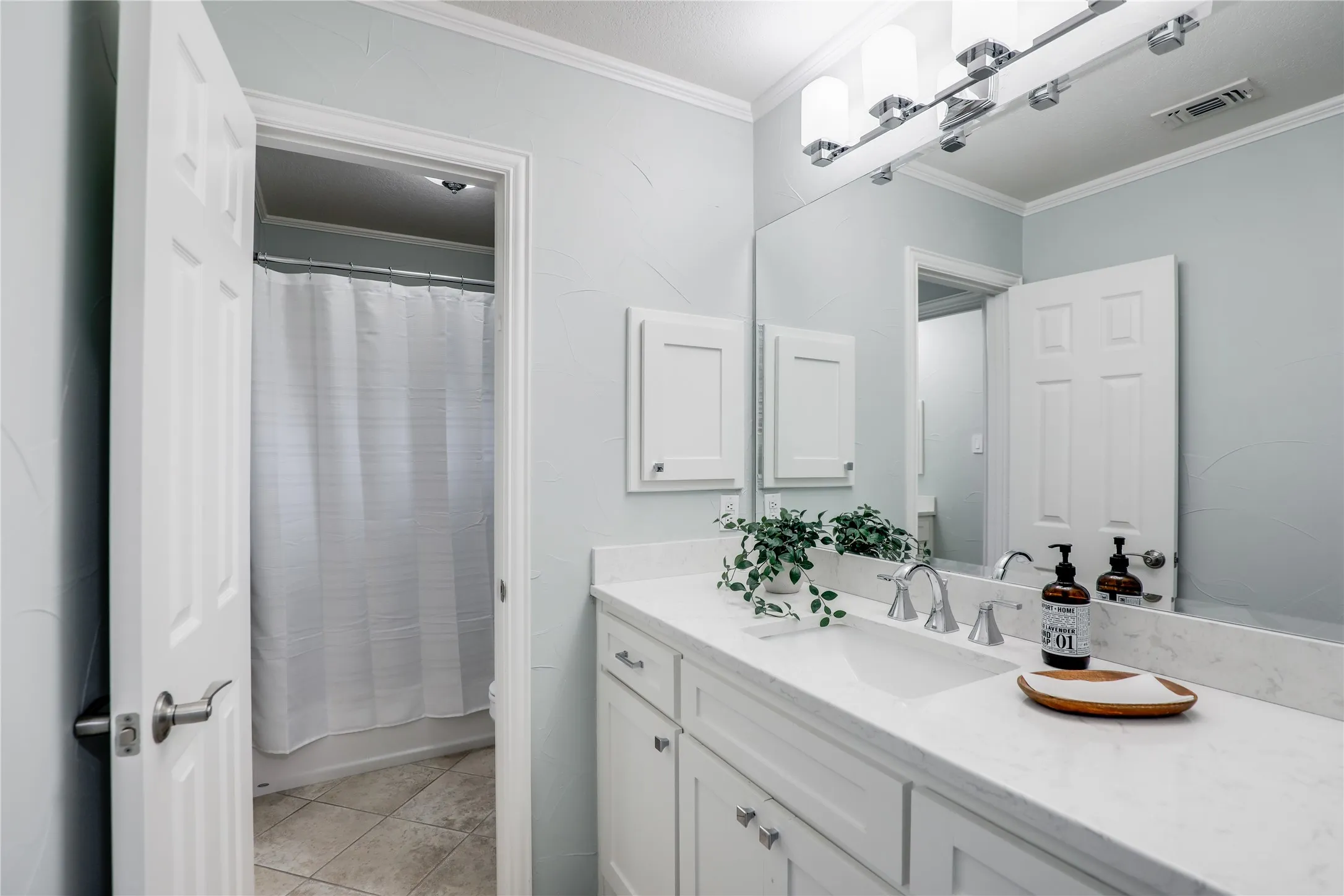 Recently renovated Jack & Jill Bathroom vanity