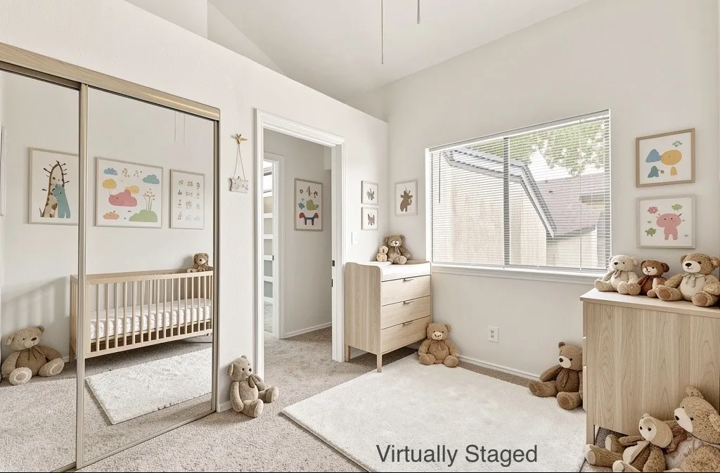 Upstairs second bedroom can be a Nursery