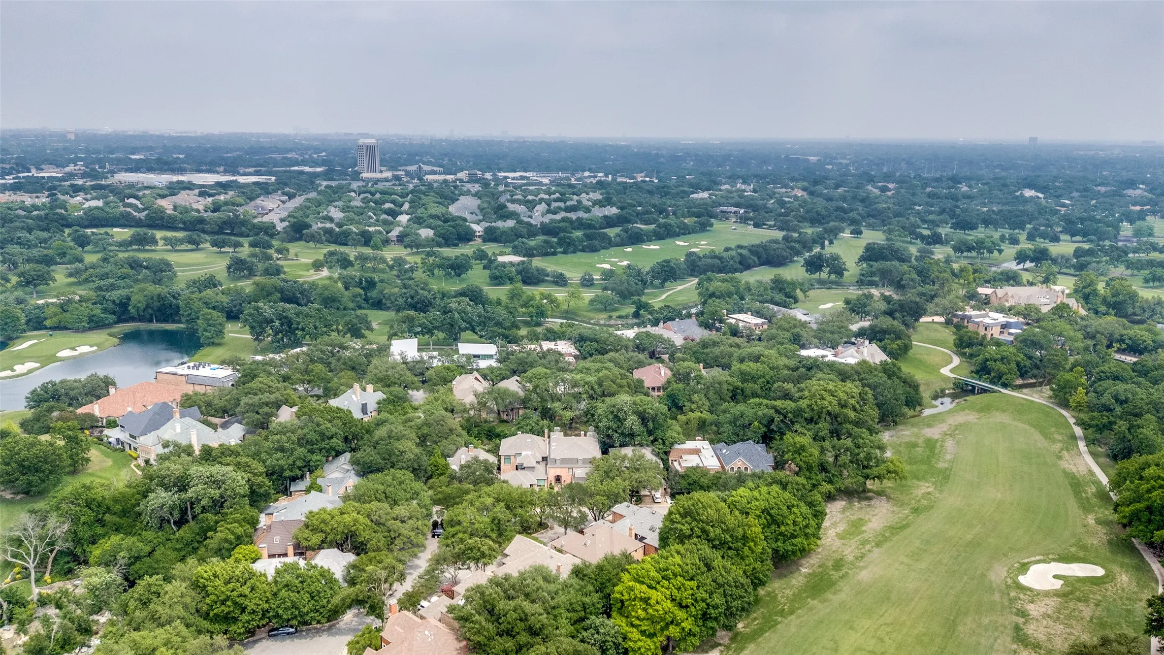 Aerial views of Bent Tree golf course and highly sought after Bent Tree Royal neighborhood
