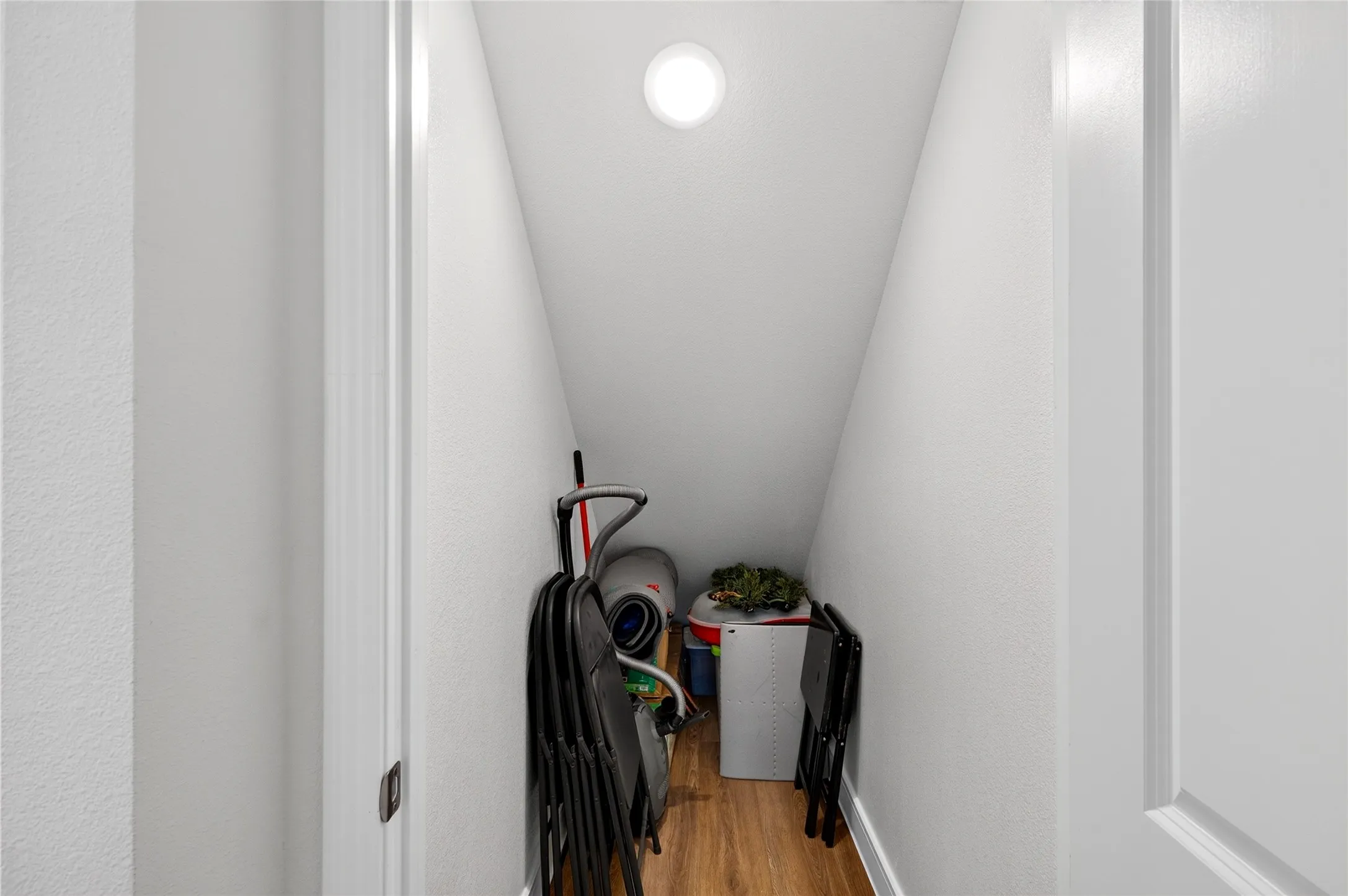 Under stair storage or safe room