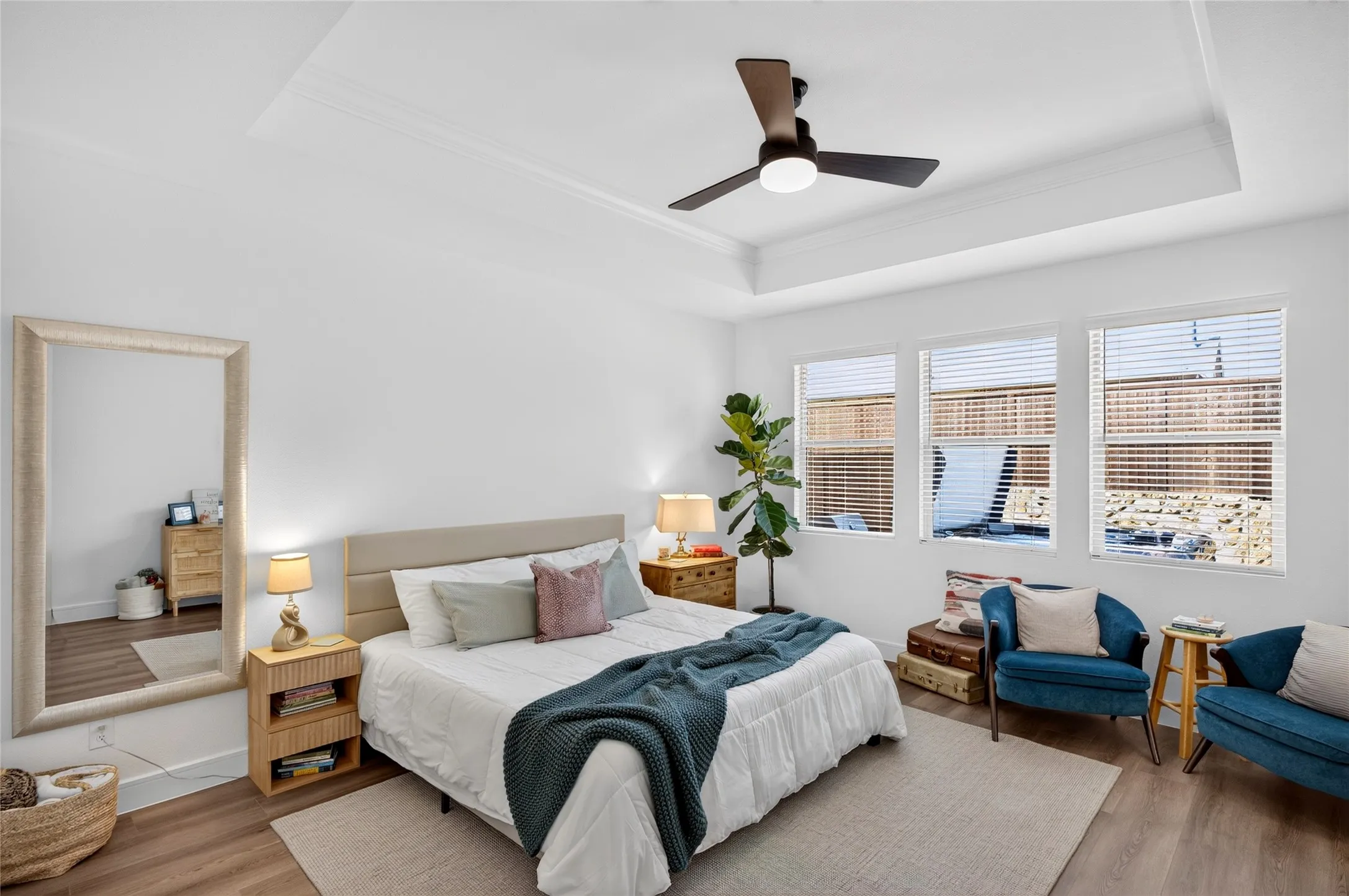 So much space and natural light-and a view of your beautiful backyard and patio spa