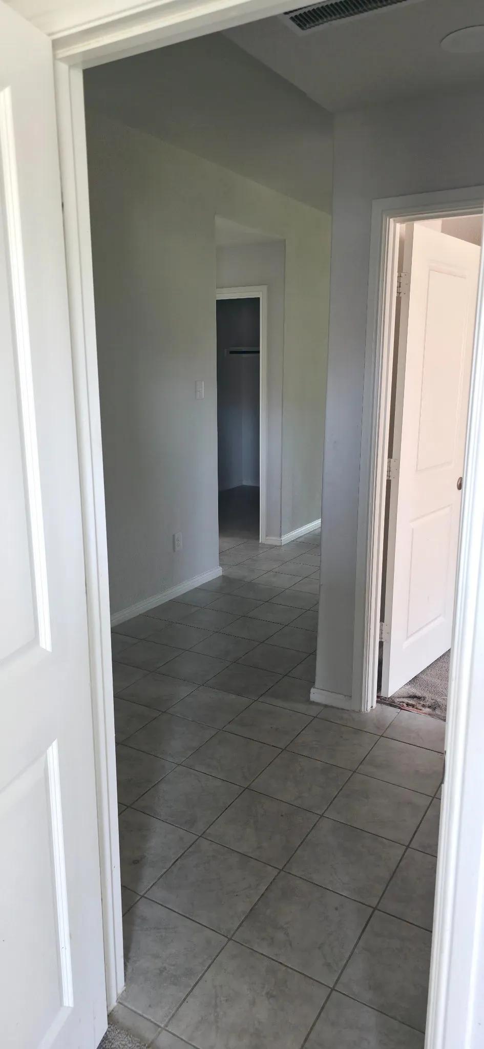 View of the hall from the front bedroom