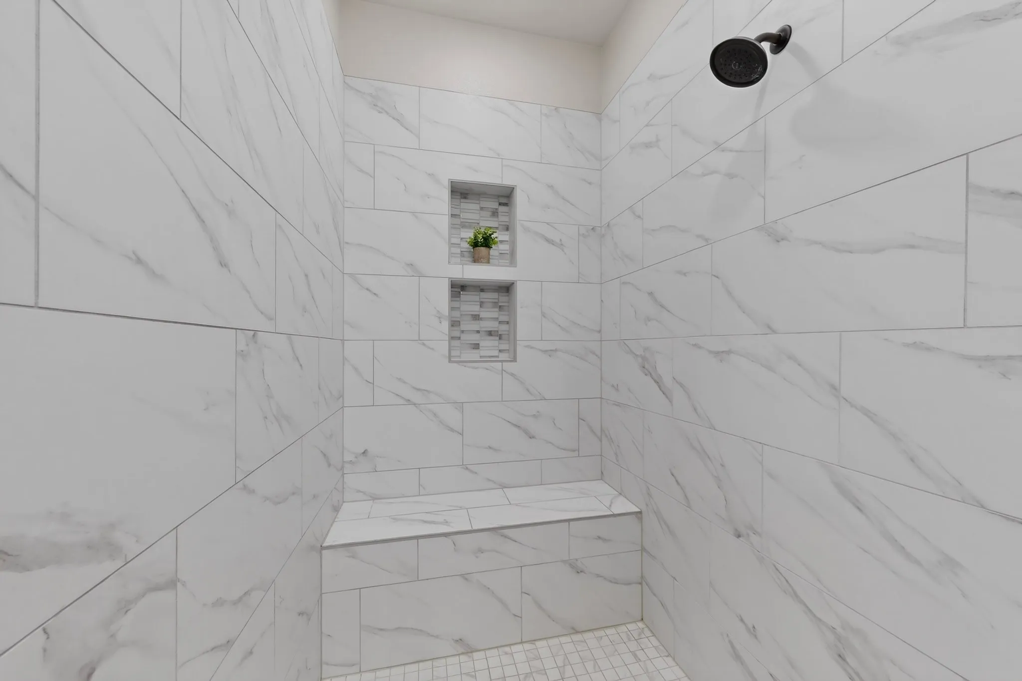 Oversized walk in shower
