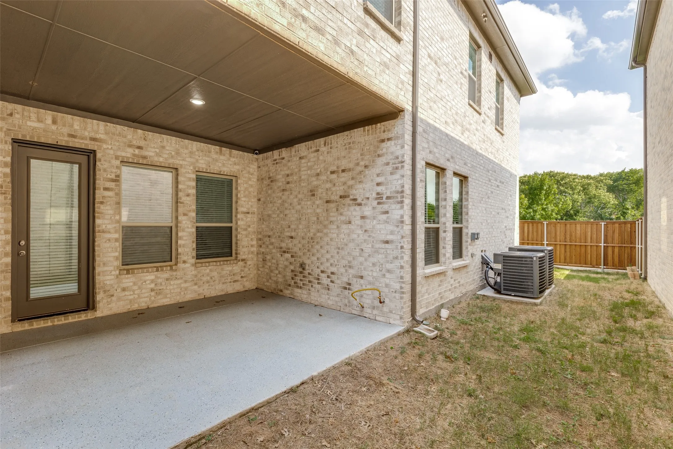 View of patio / terrace with central AC