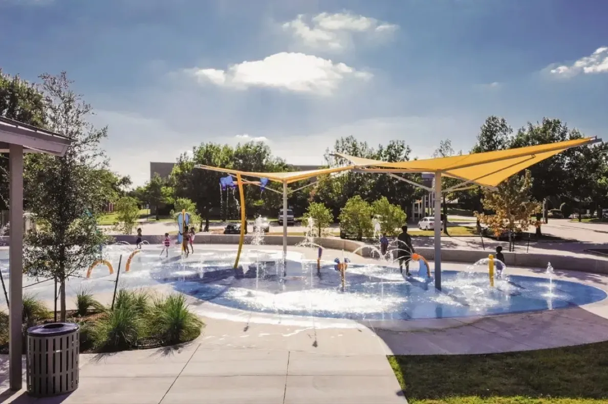 Park splash pad